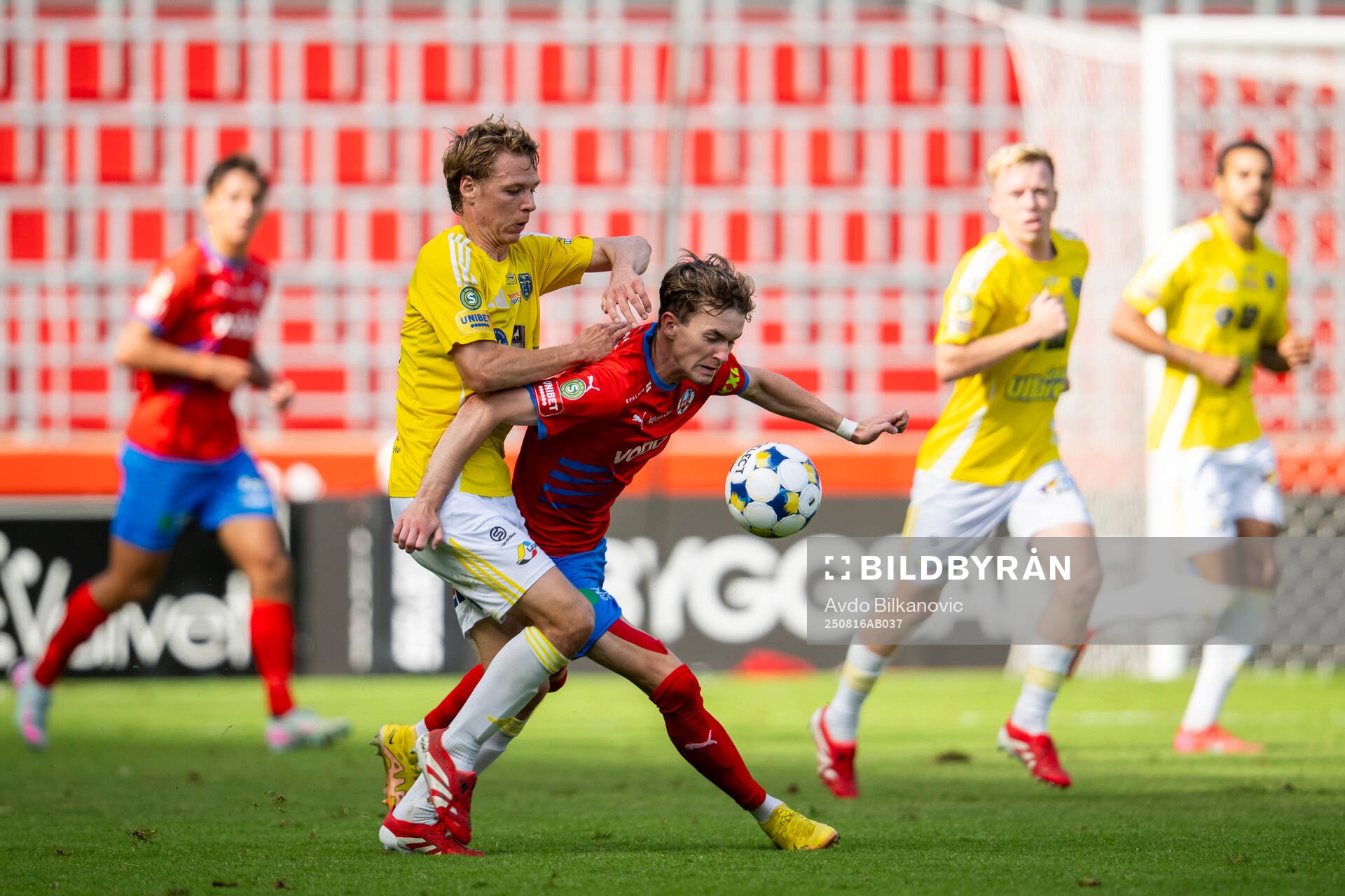 Helsingborgs Alexander Johansson och Falkenbergs Melker