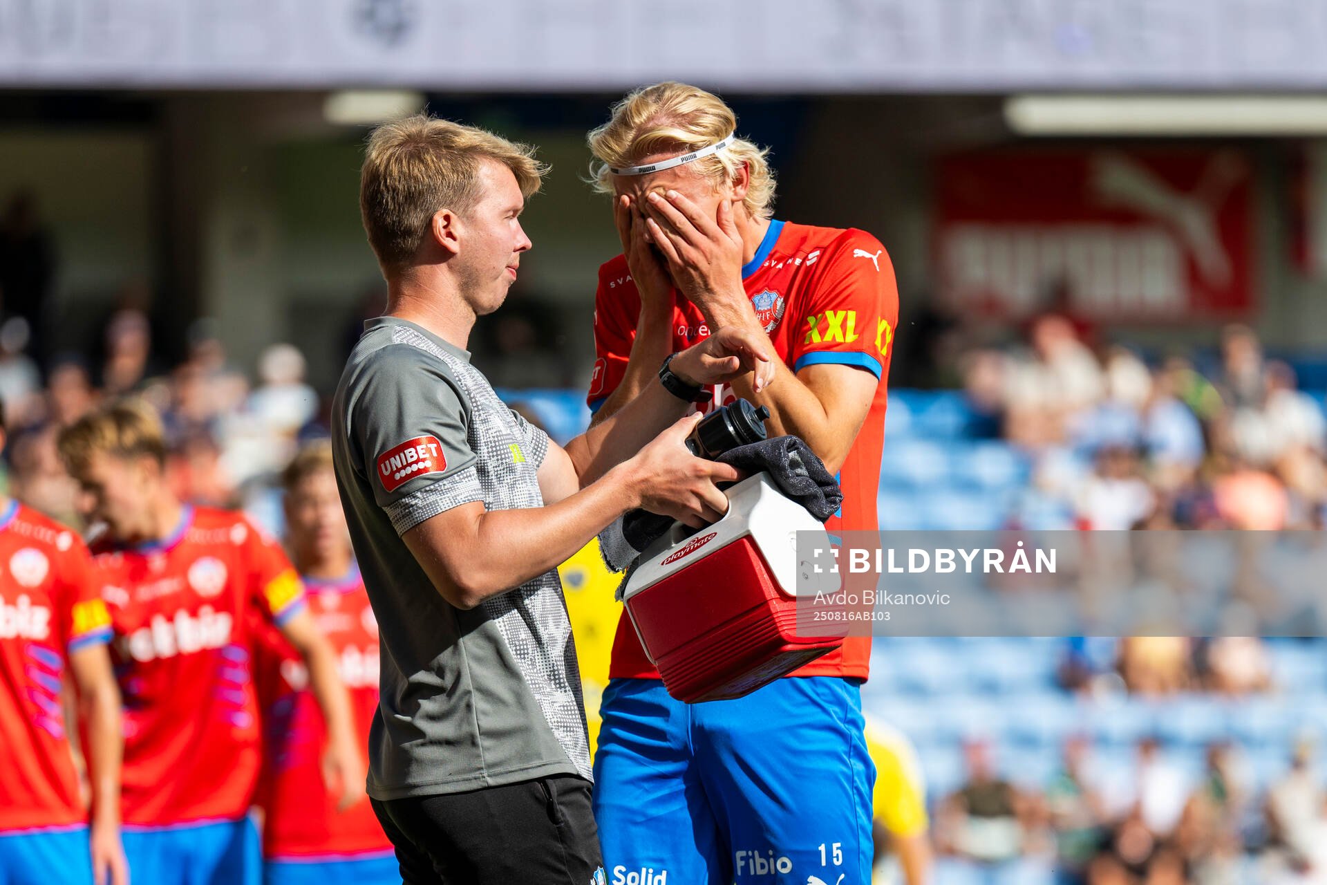 Helsingborgs fysioterapeut Marcus Linnér och Ture