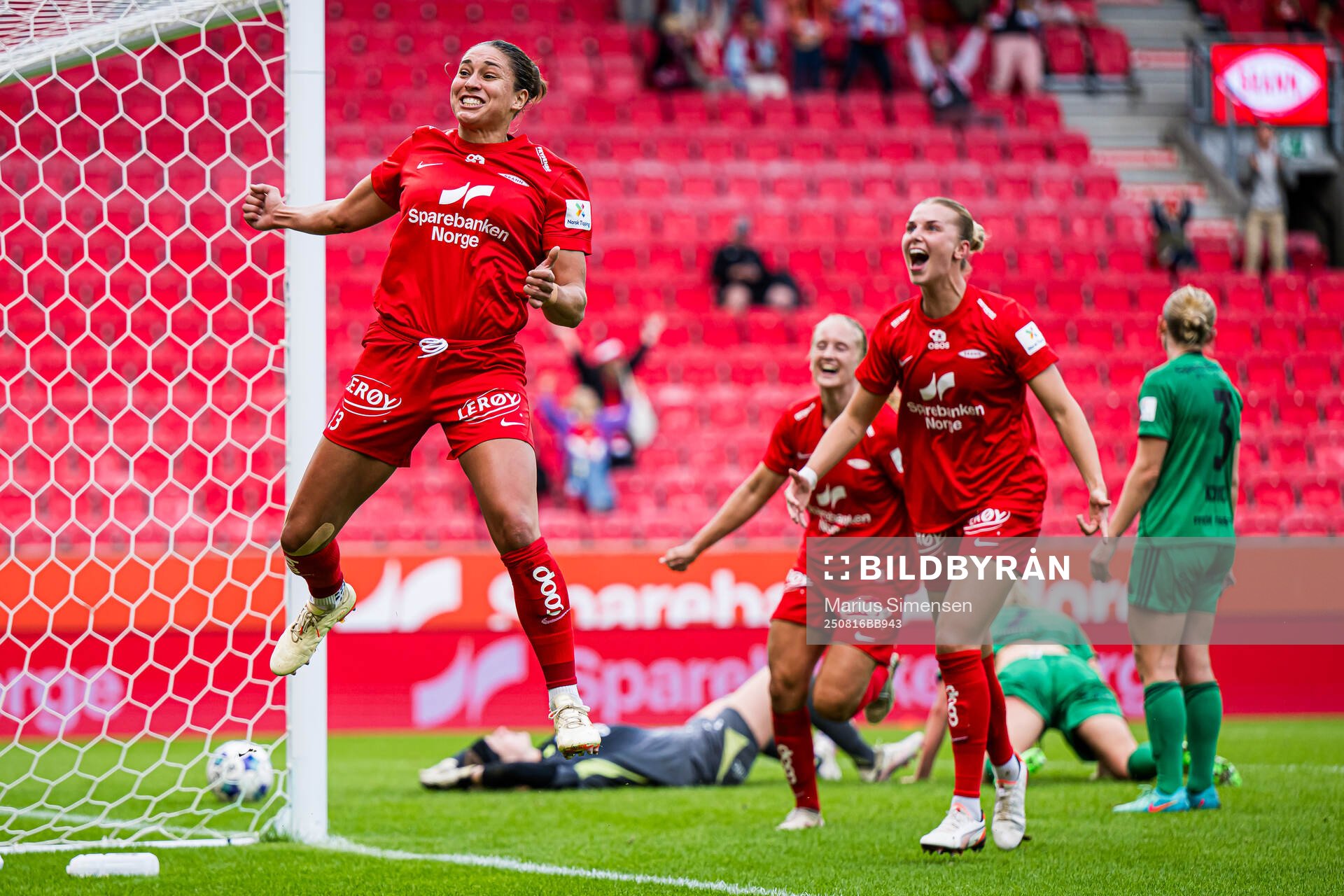 Brenna Marie Lovera of Brann celebrates