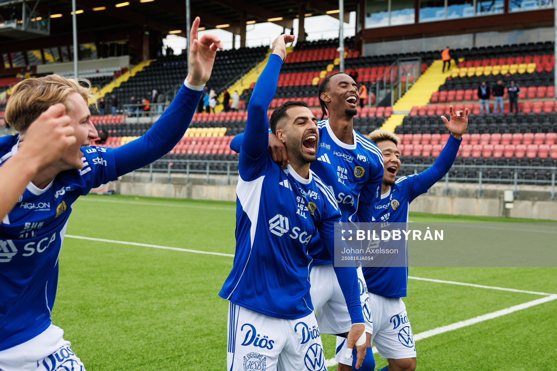 GIF Sundsvalls Marc Manchon, Yacqub Finey och Taiki
