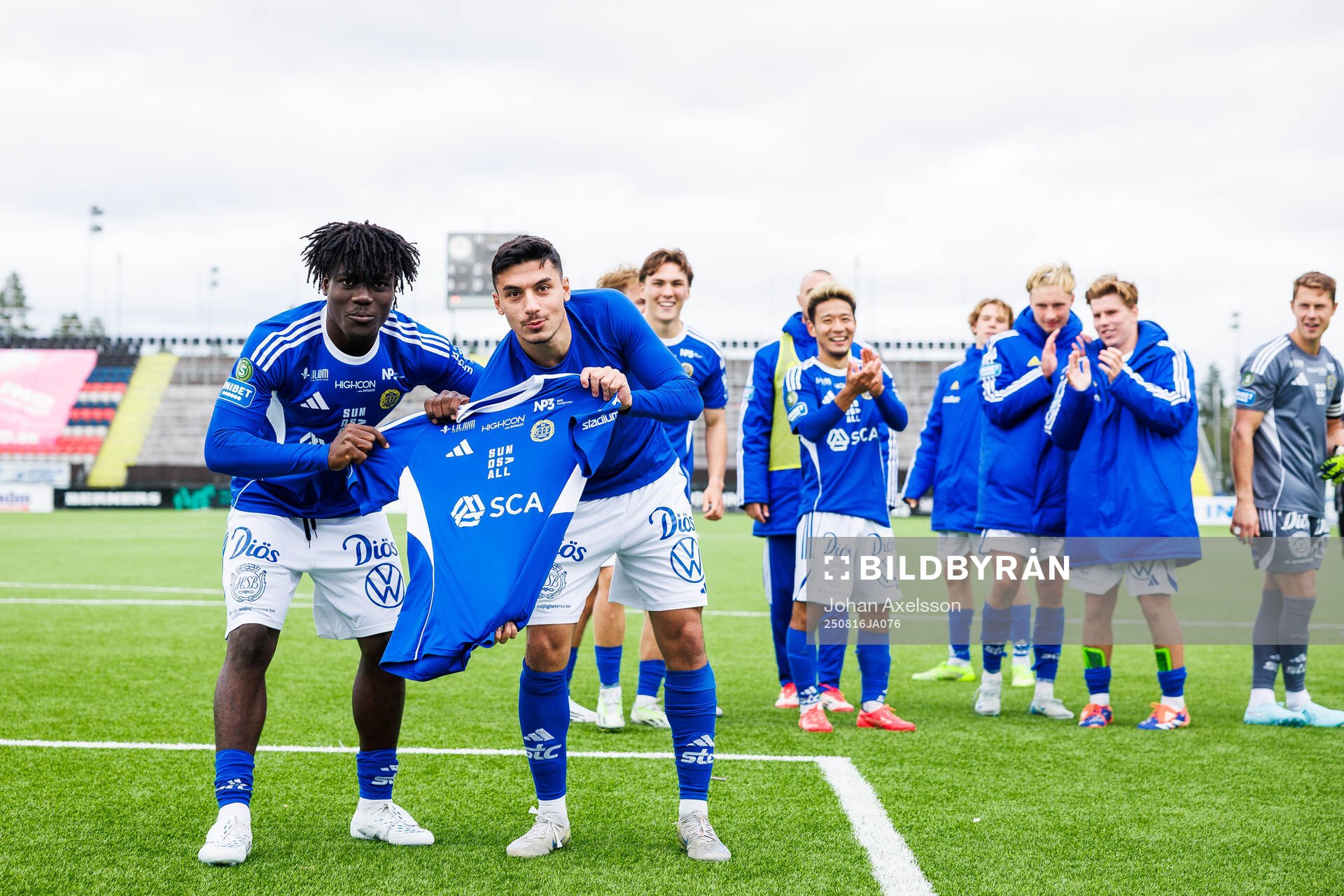 GIF Sundsvalls Charles Baah och Alexandros Pantelidis