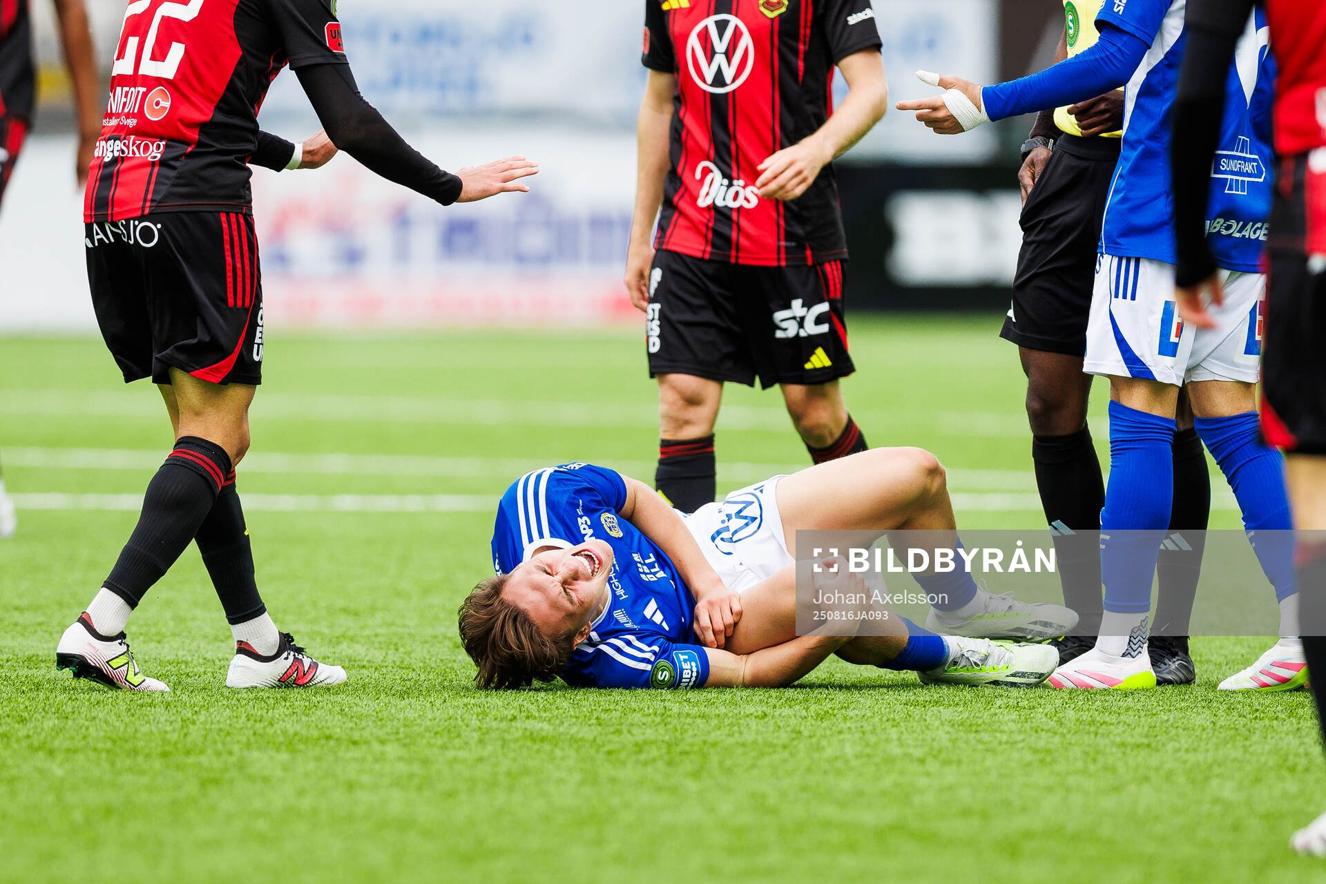 GIF Sundsvalls Miguel Sandberg har ont