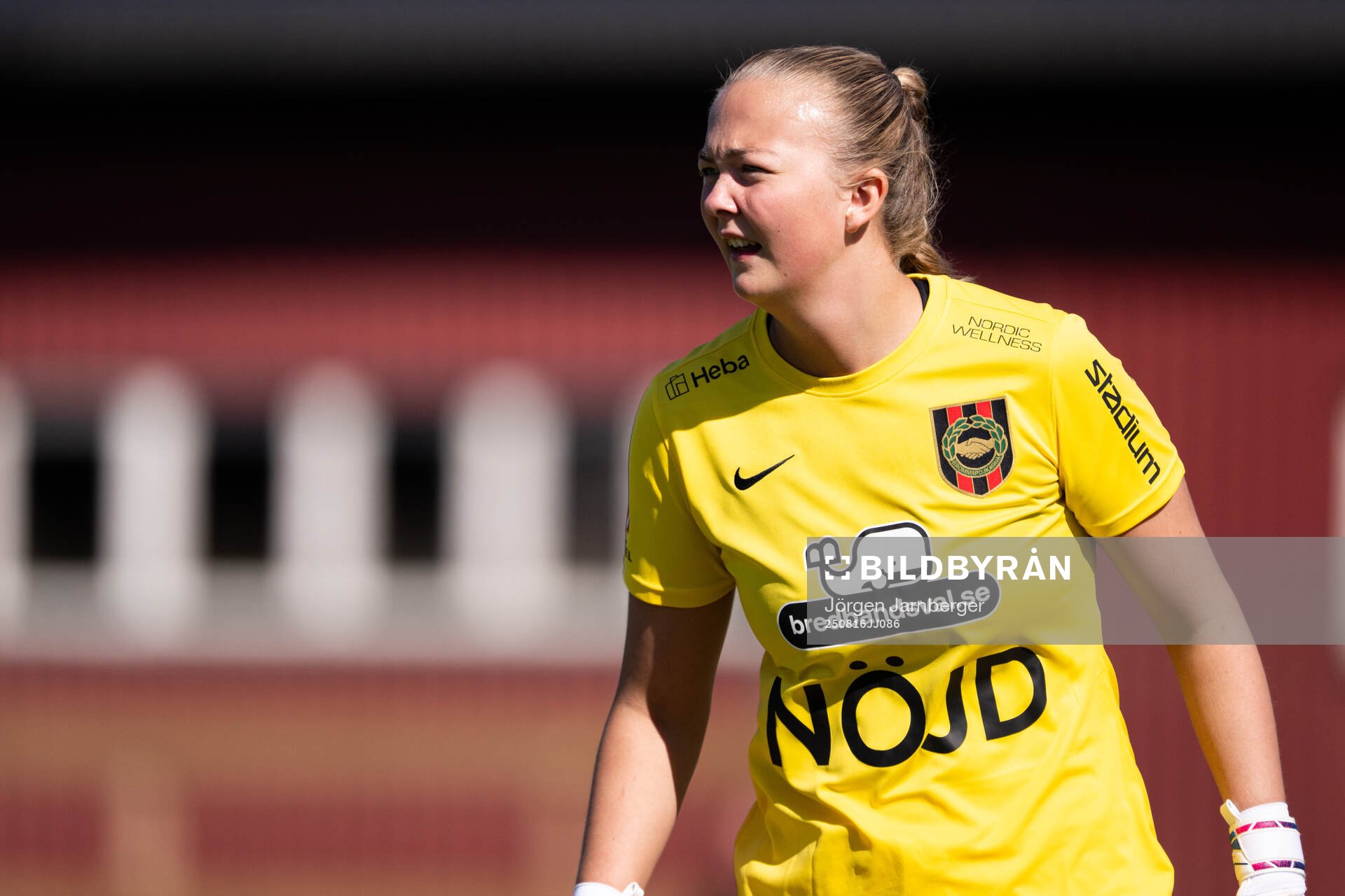 Brommapojkarnas målvakt Clara Ekstrand