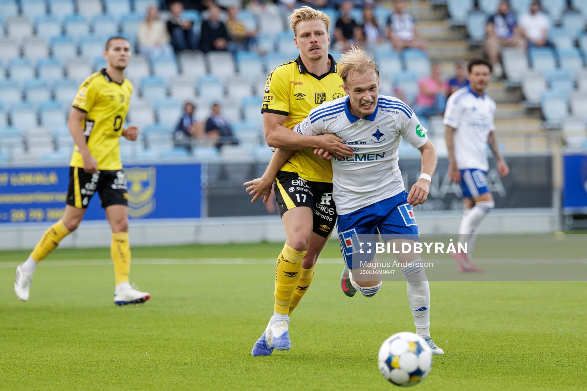 Elfsborgs Per Frick och IFK Norrköpings Marcus Baggesen
