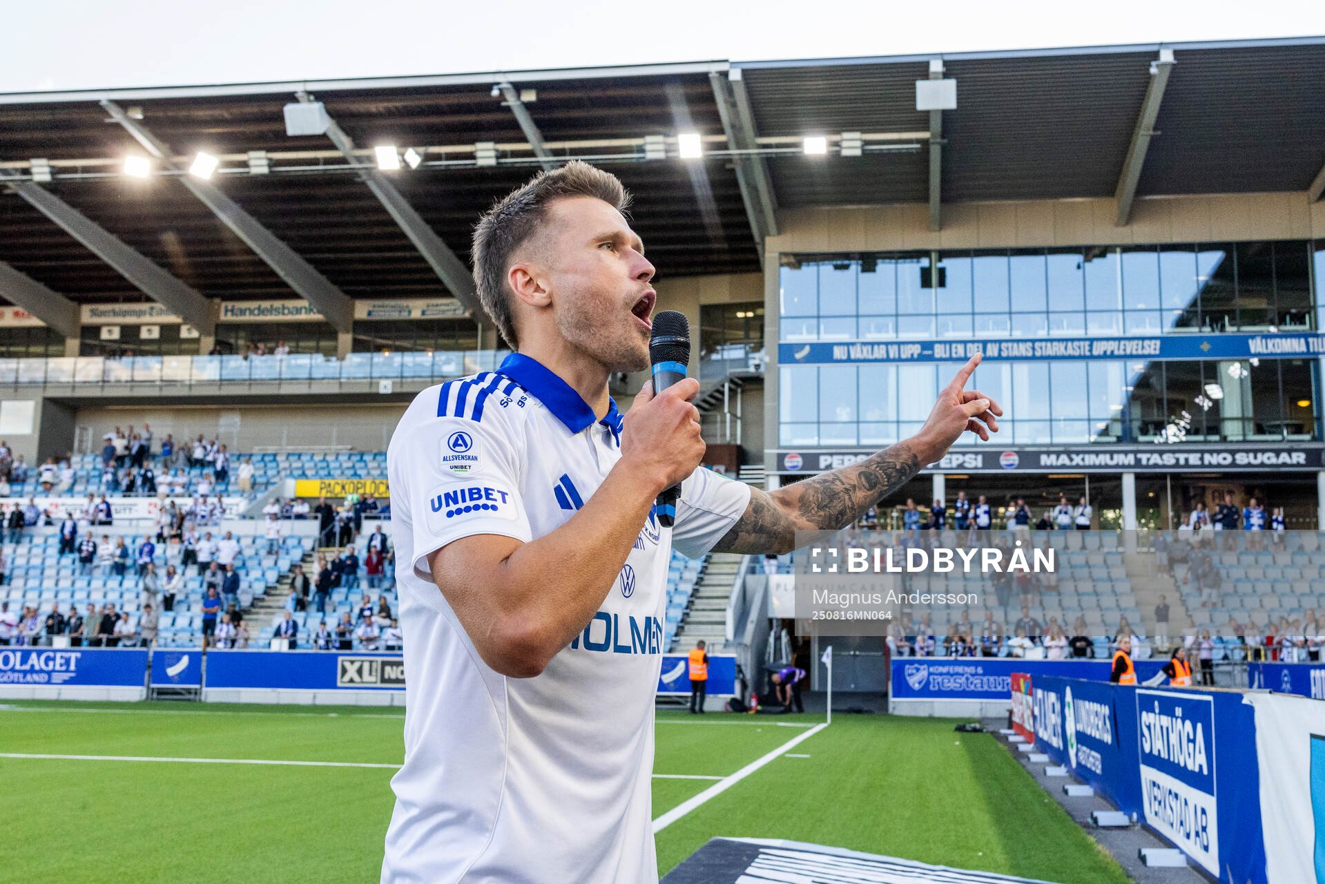 IFK Norrköpings Arnor Traustason jublar