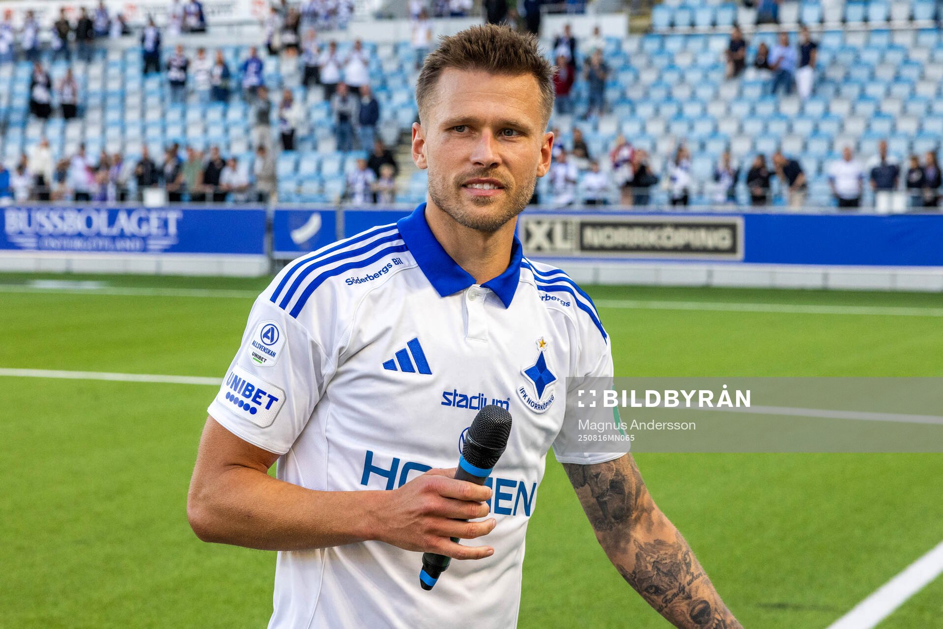 IFK Norrköpings Arnor Traustason jublar