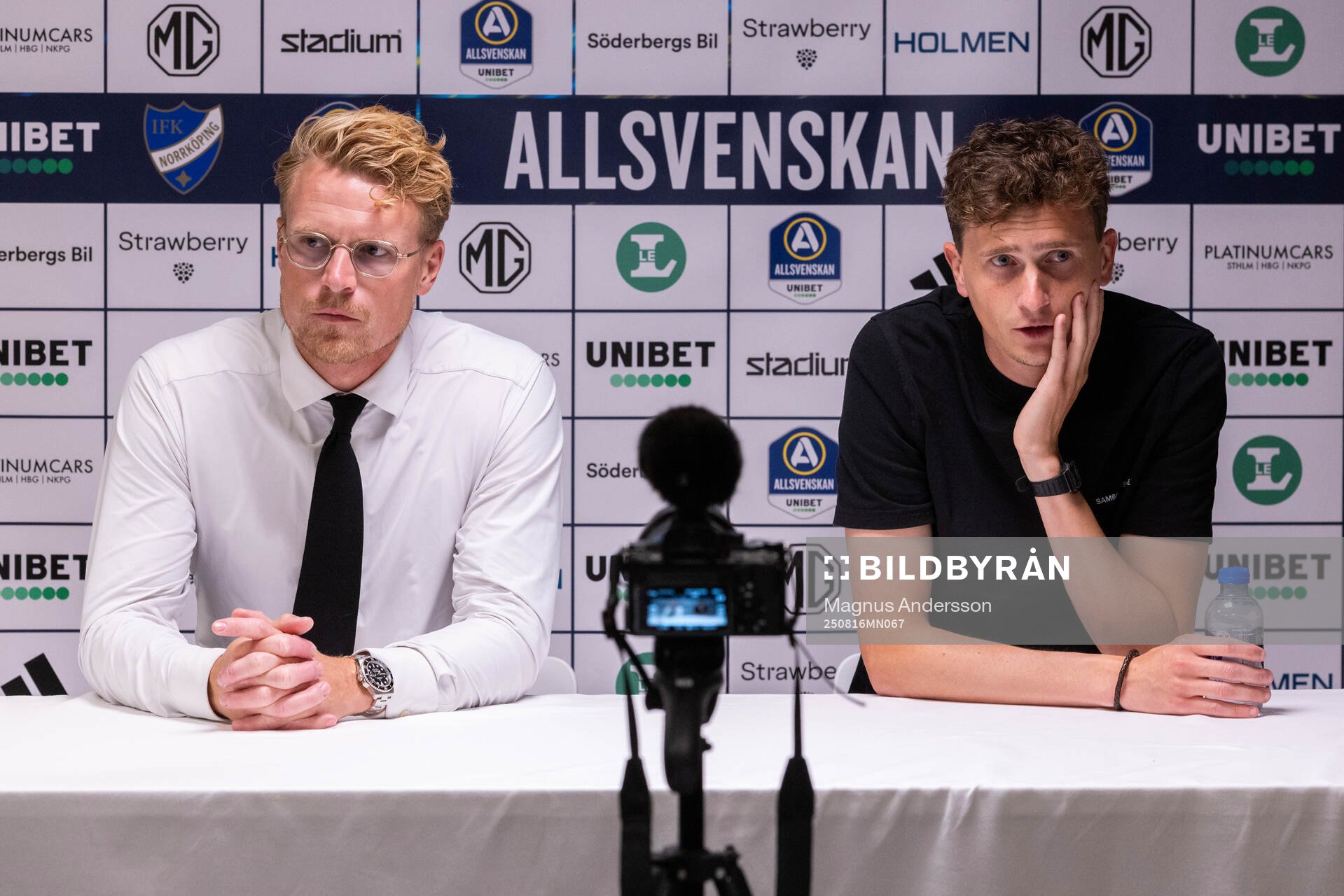 Elfsborgs tränare Oscar Hiljemark och IFK Norrköpings