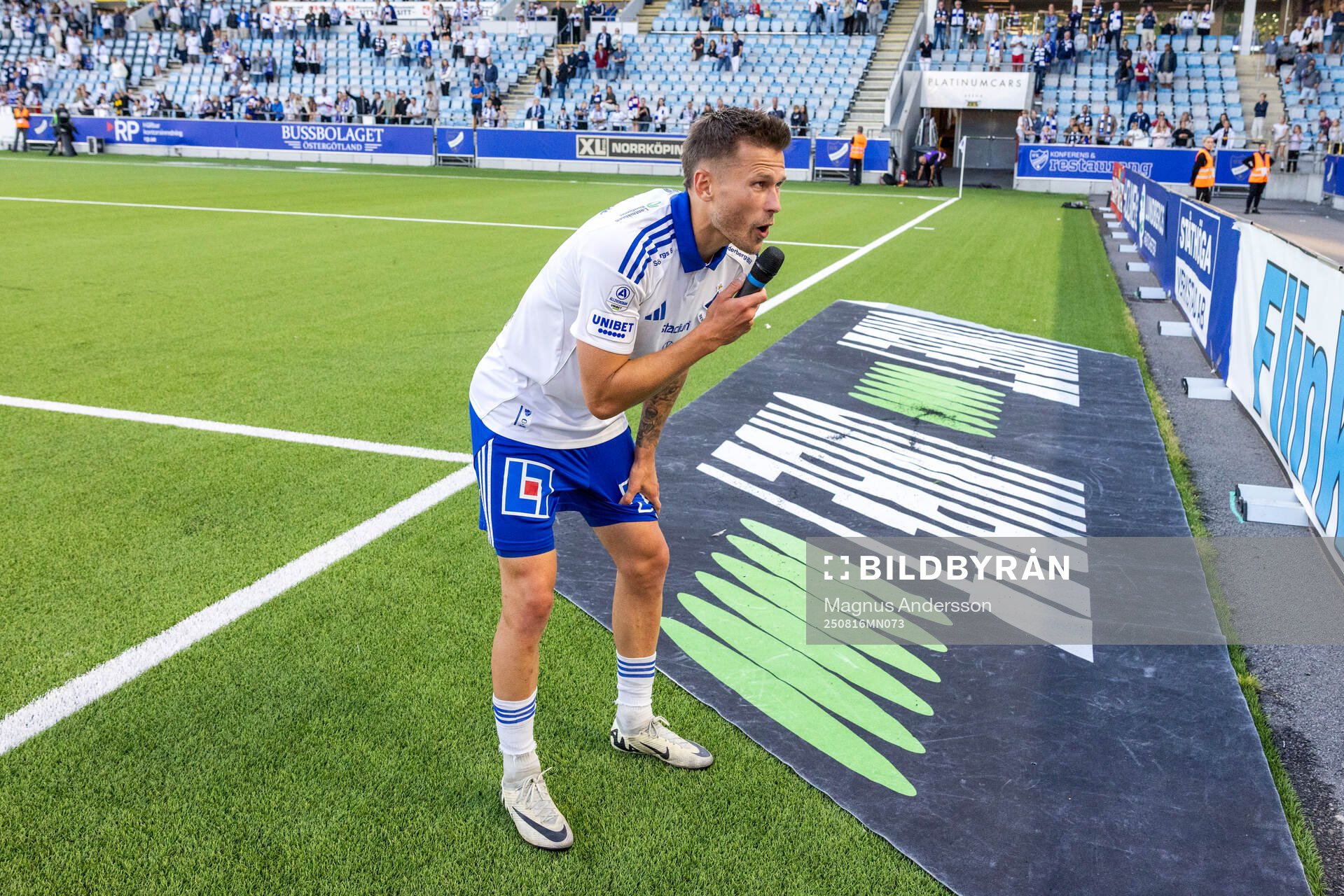 IFK Norrköpings Arnor Traustason jublar