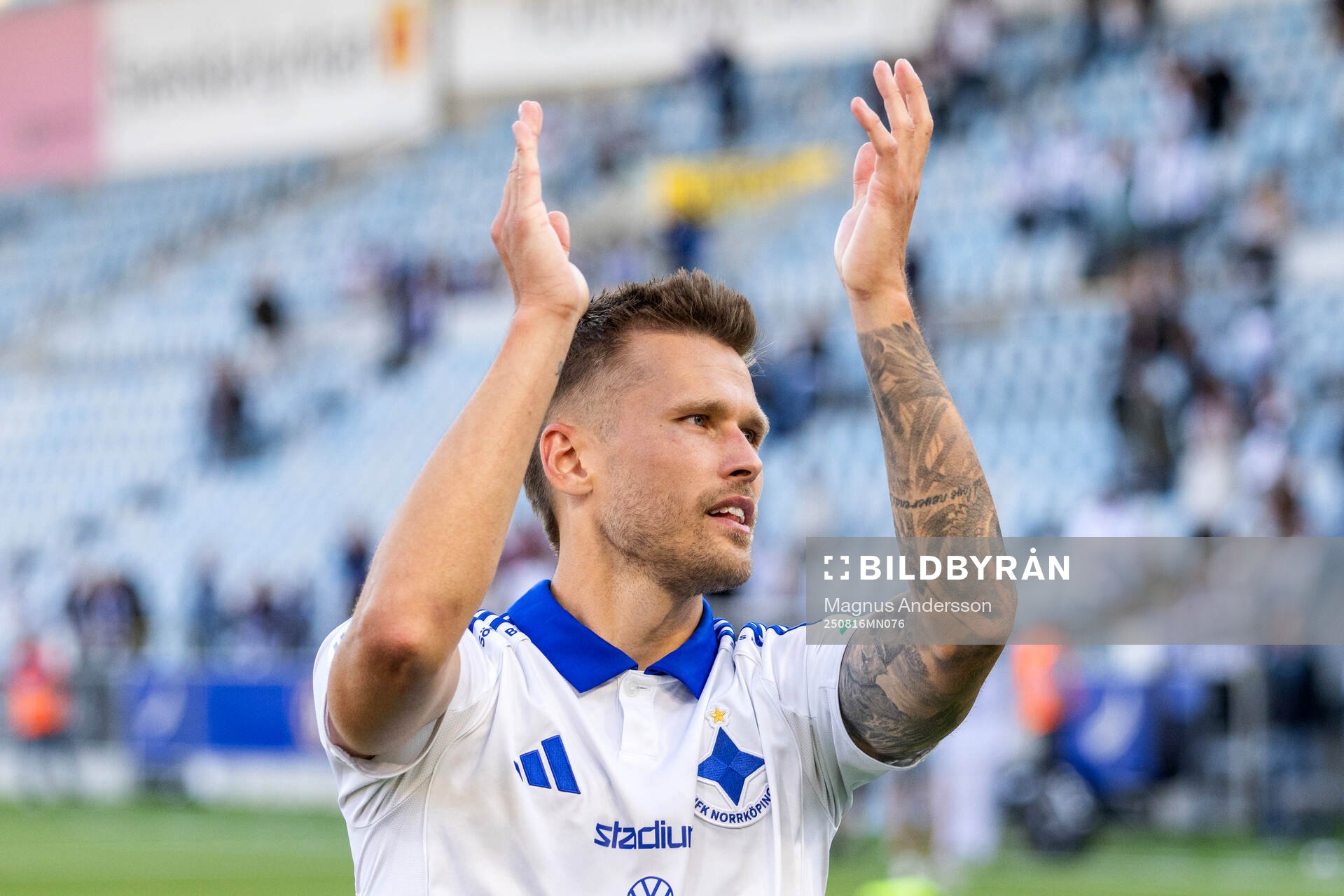 IFK Norrköpings Arnor Traustason jublar