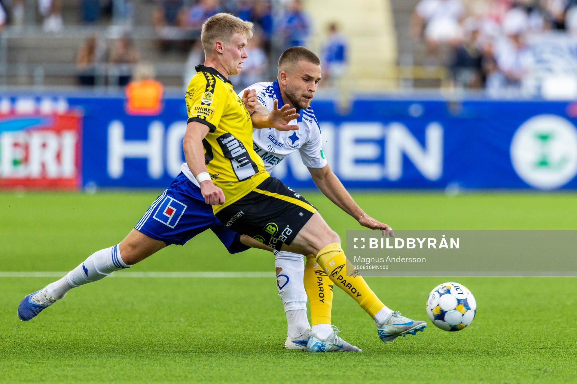 Elfsborgs Ari Sigurpálsson och IFK Norrköpings Amadeus