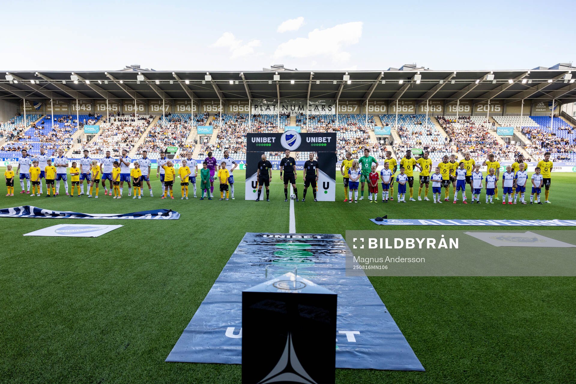 IFK Norrköpings spelare och Elfsborgs spelare