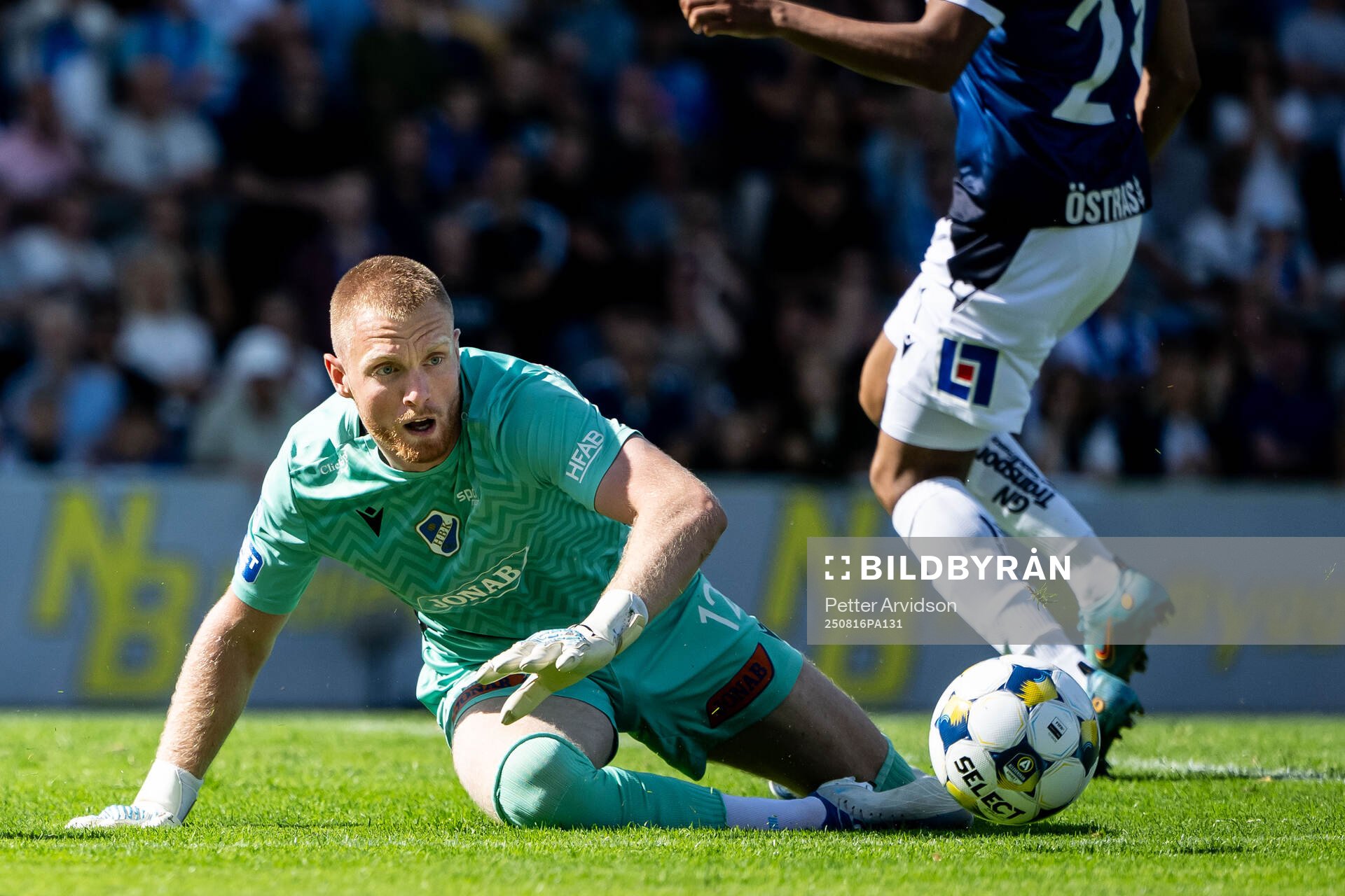 Halmstads målvakt Tim Erlandsson