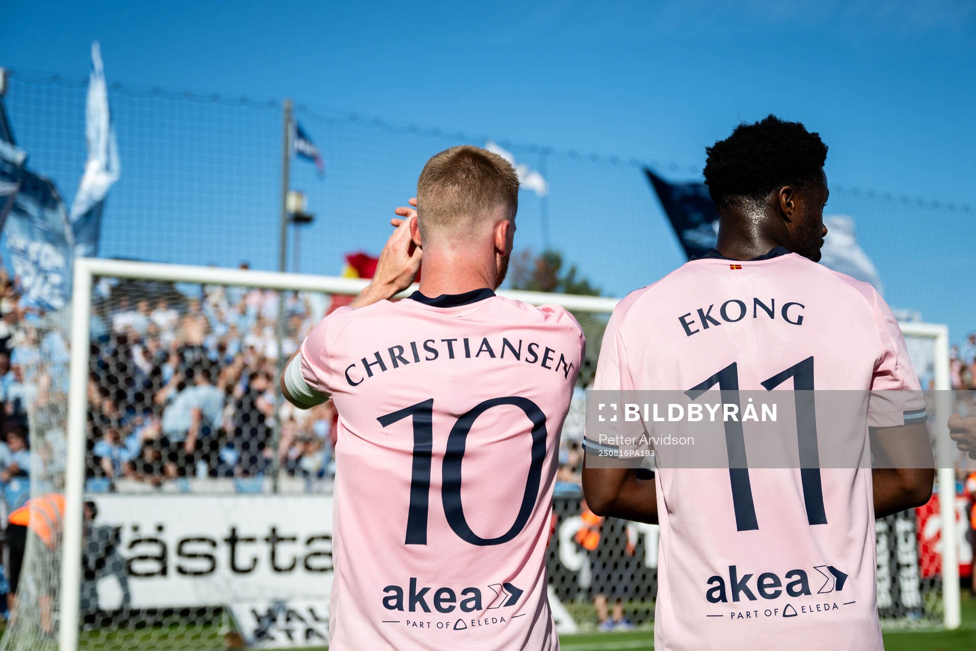 Malmö FFs Anders Christiansen och Emmanuel Ekong