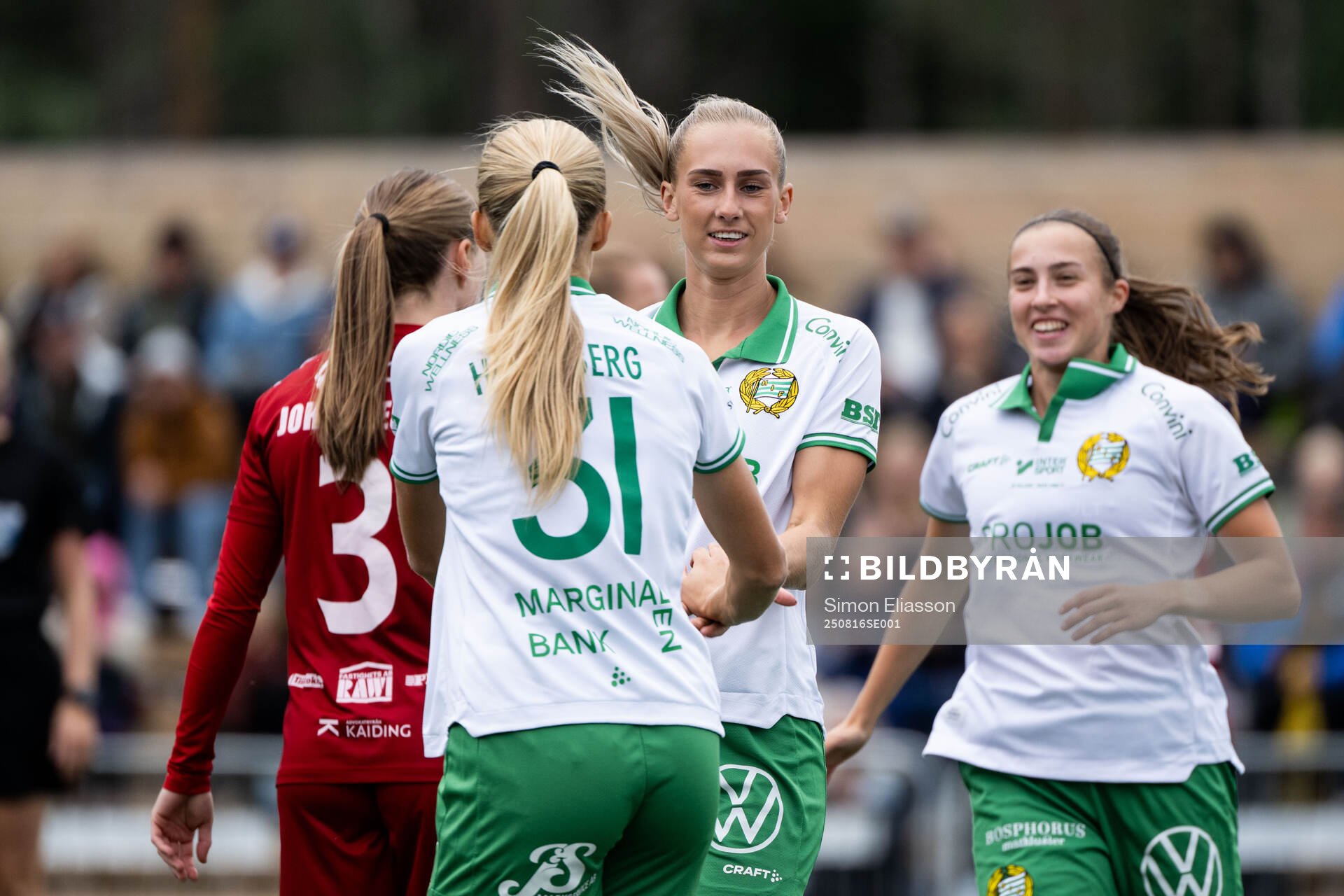 Hammarbys Ellen Wangerheim jublar