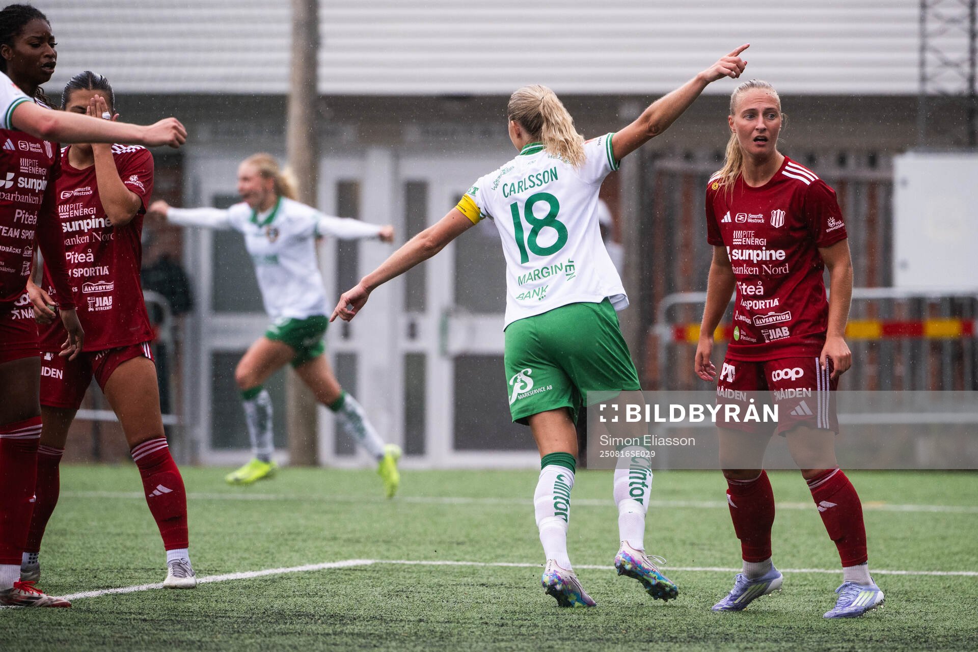 Hammarbys Alice Carlsson jublar