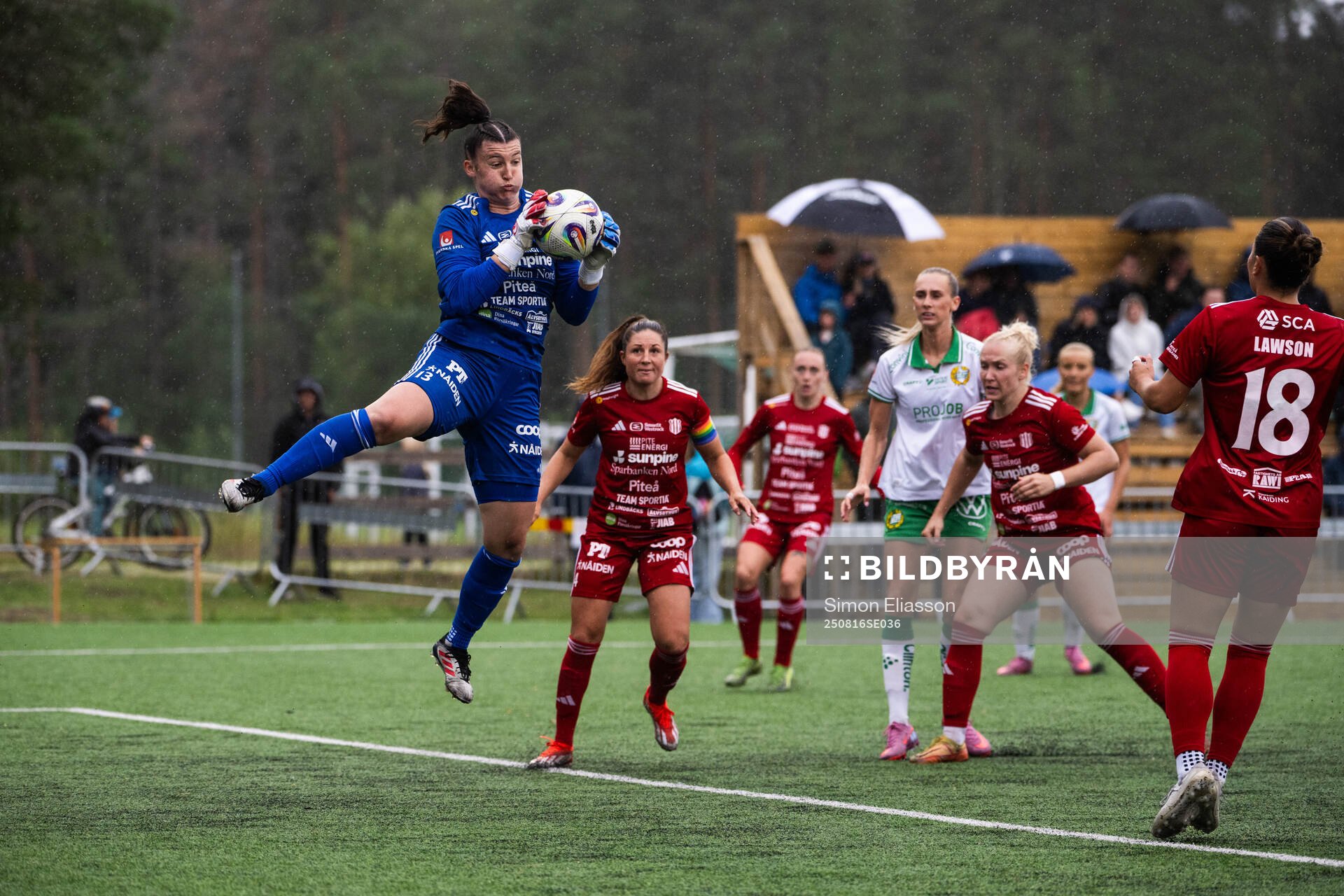 Piteås målvakt Lauren Brzykcy