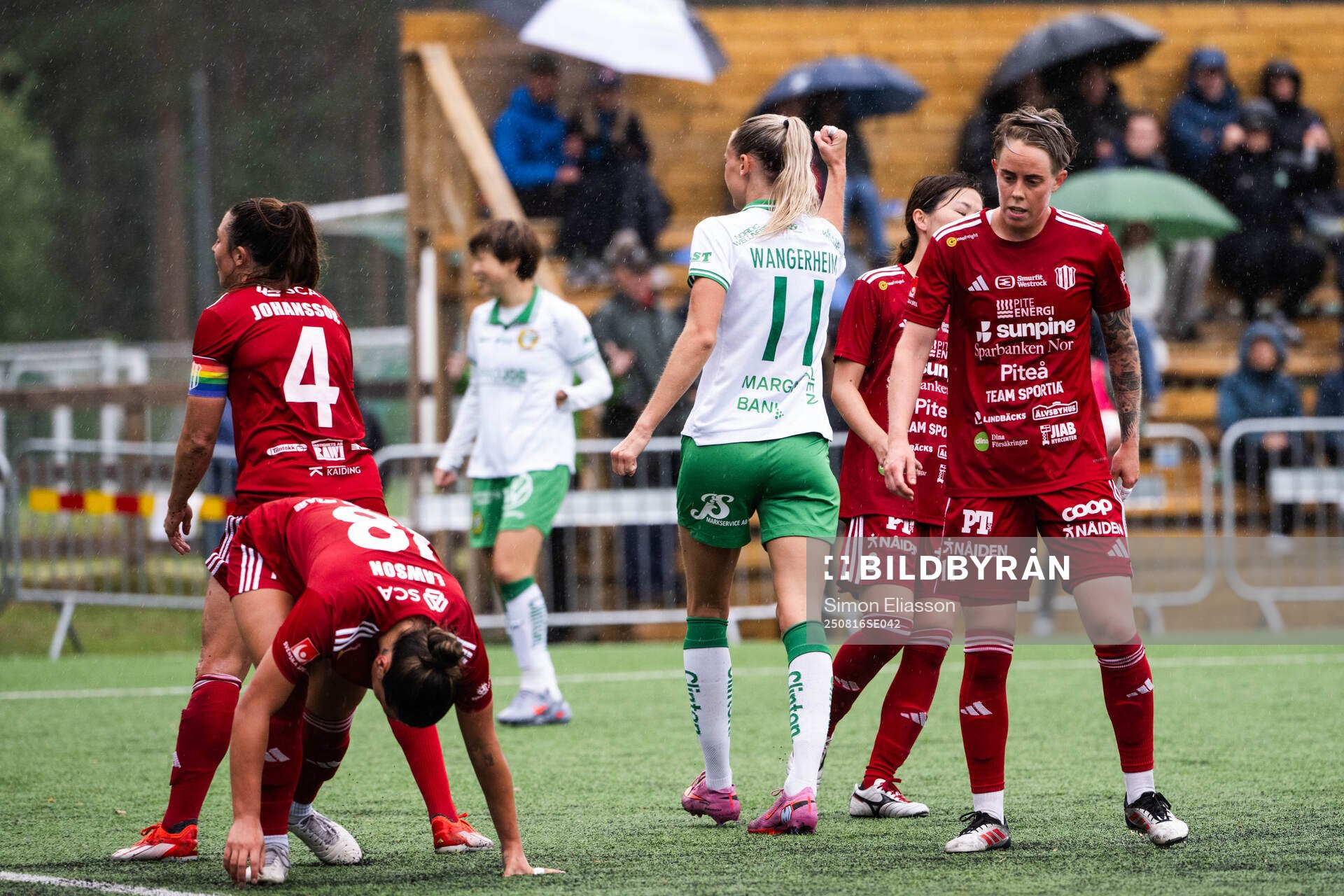Hammarbys Ellen Wangerheim jublar