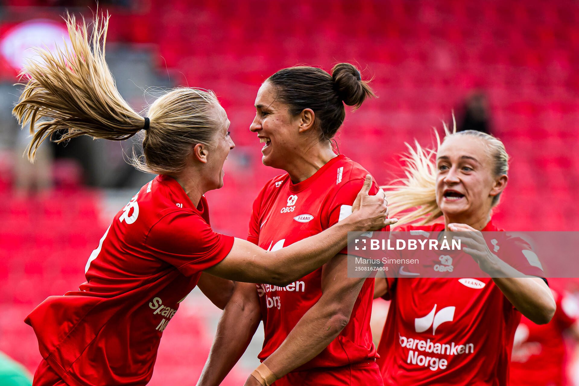 Brenna Marie Lovera of Brann celebrates