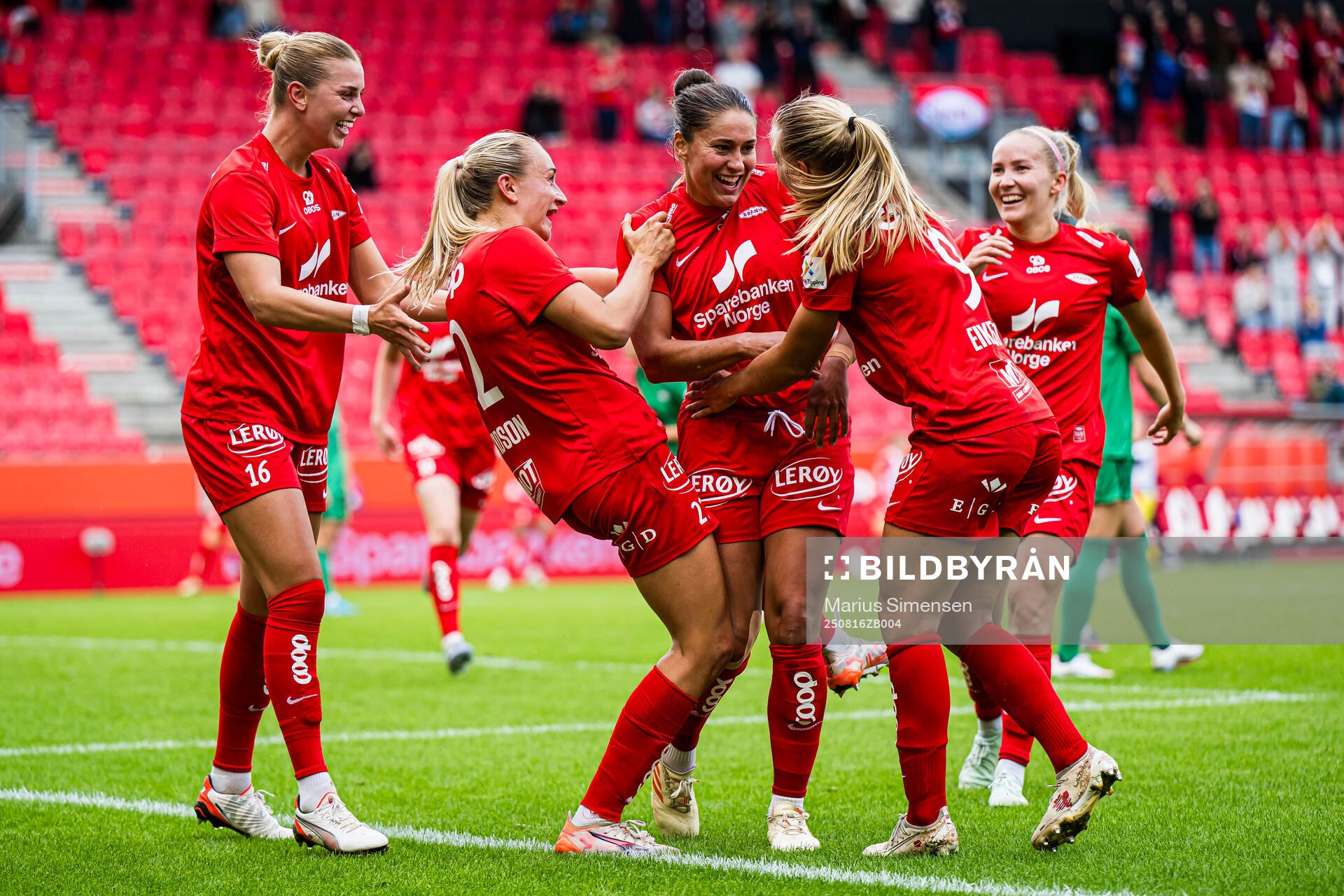 Brenna Marie Lovera of Brann celebrates