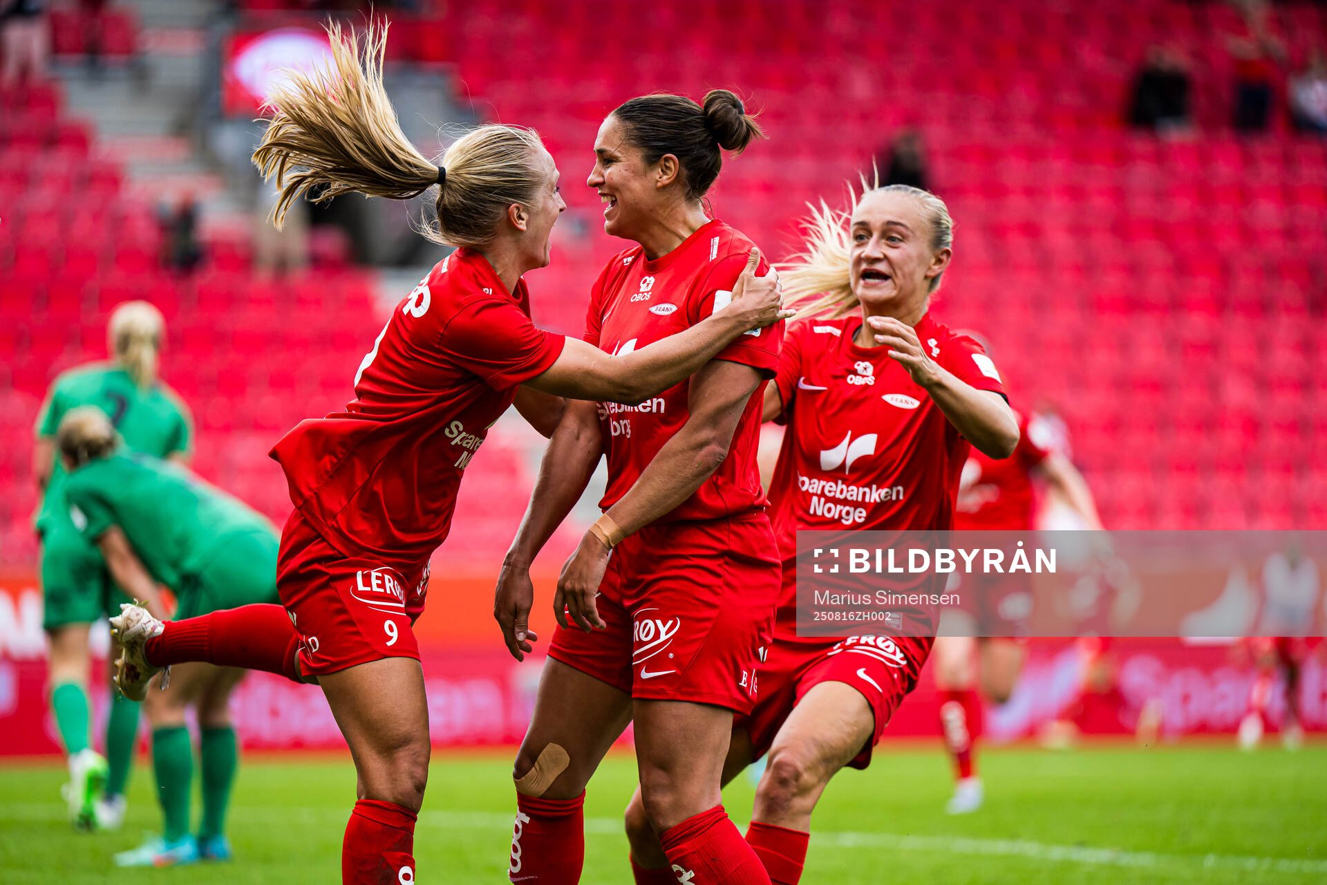 Brenna Marie Lovera of Brann celebrates