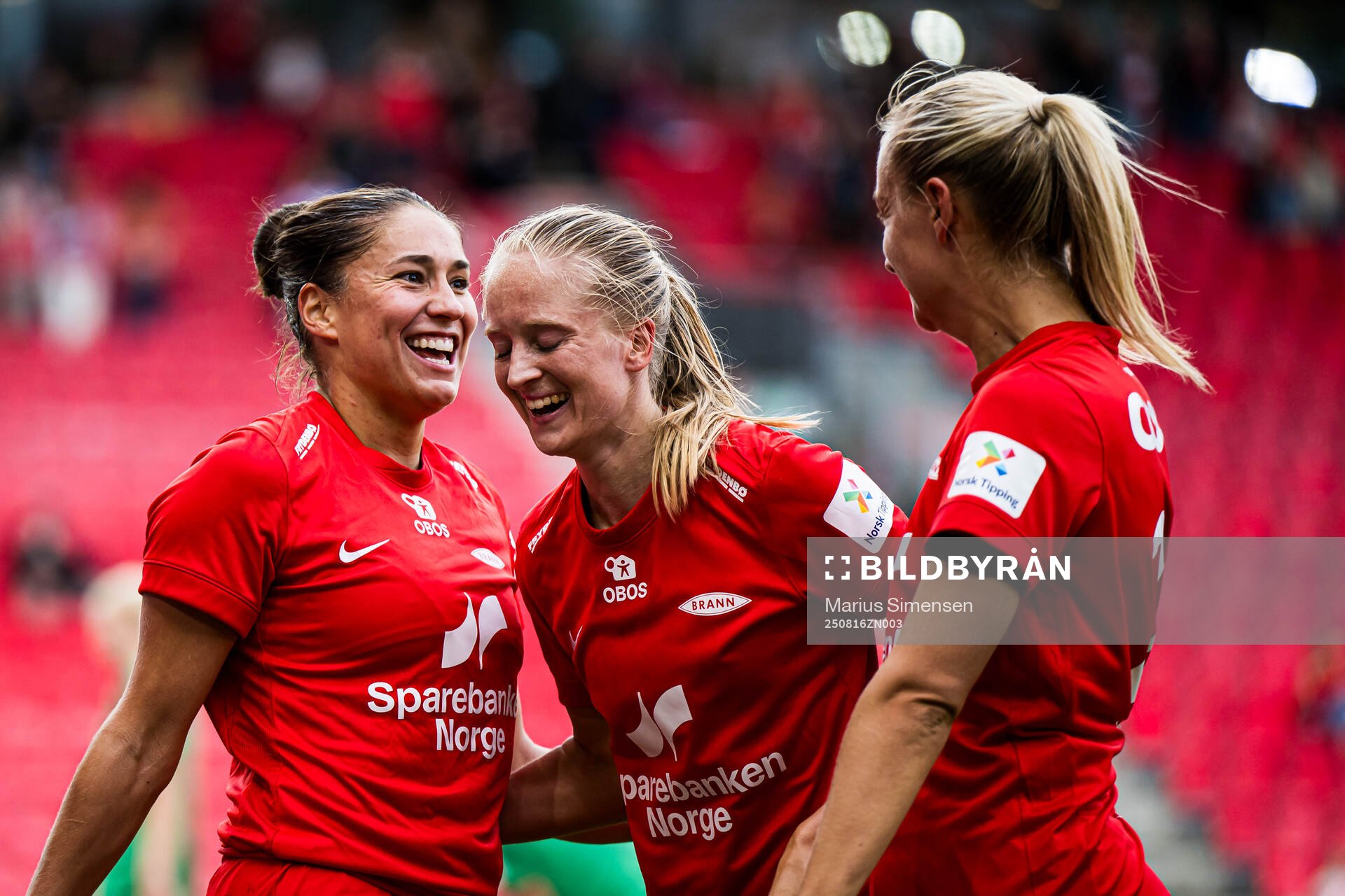 Brenna Marie Lovera of Brann celebrates