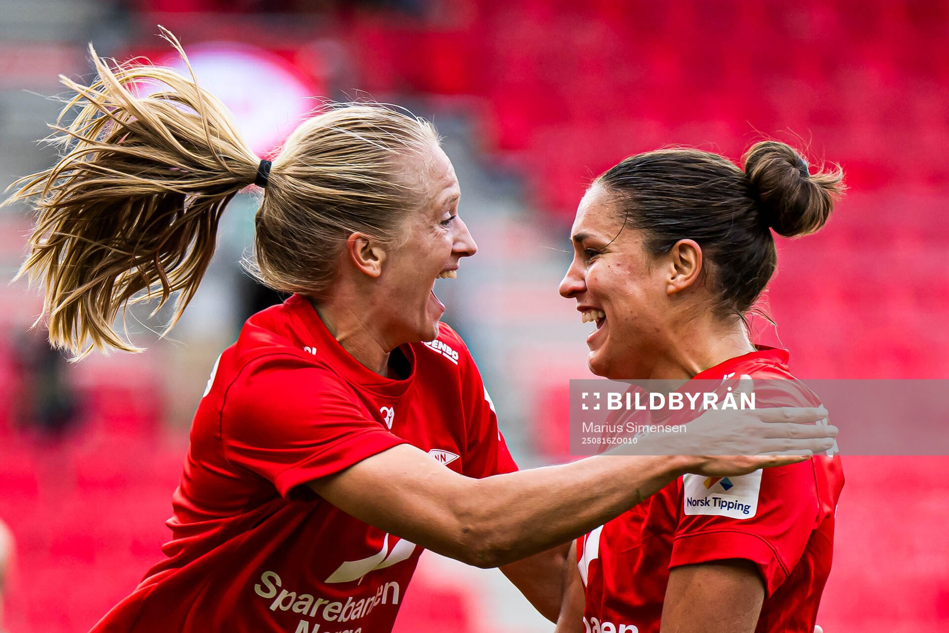 Brenna Marie Lovera of Brann celebrates
