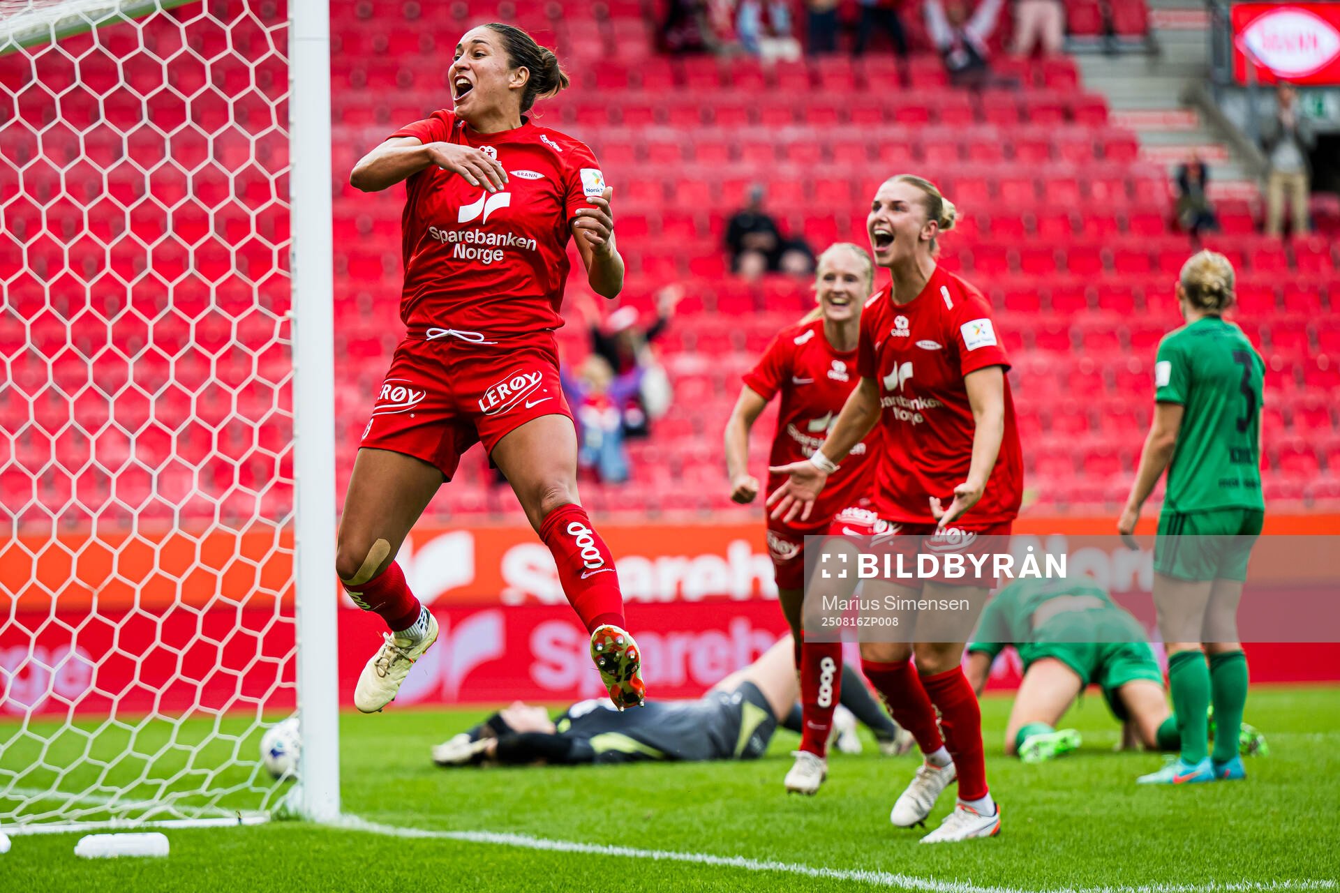 Brenna Marie Lovera of Brann celebrates