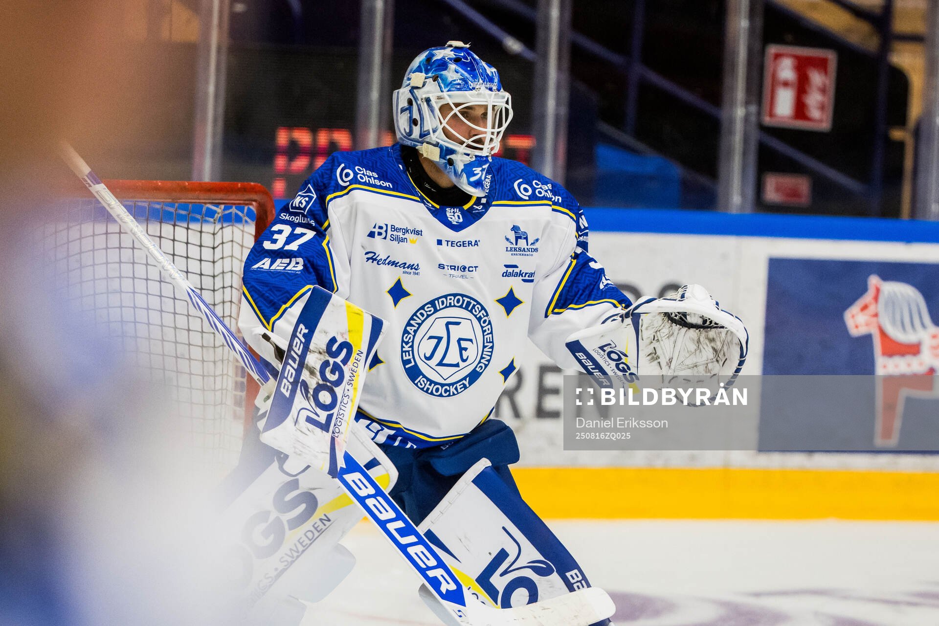 Leksands målvakt Jakob Hellsten