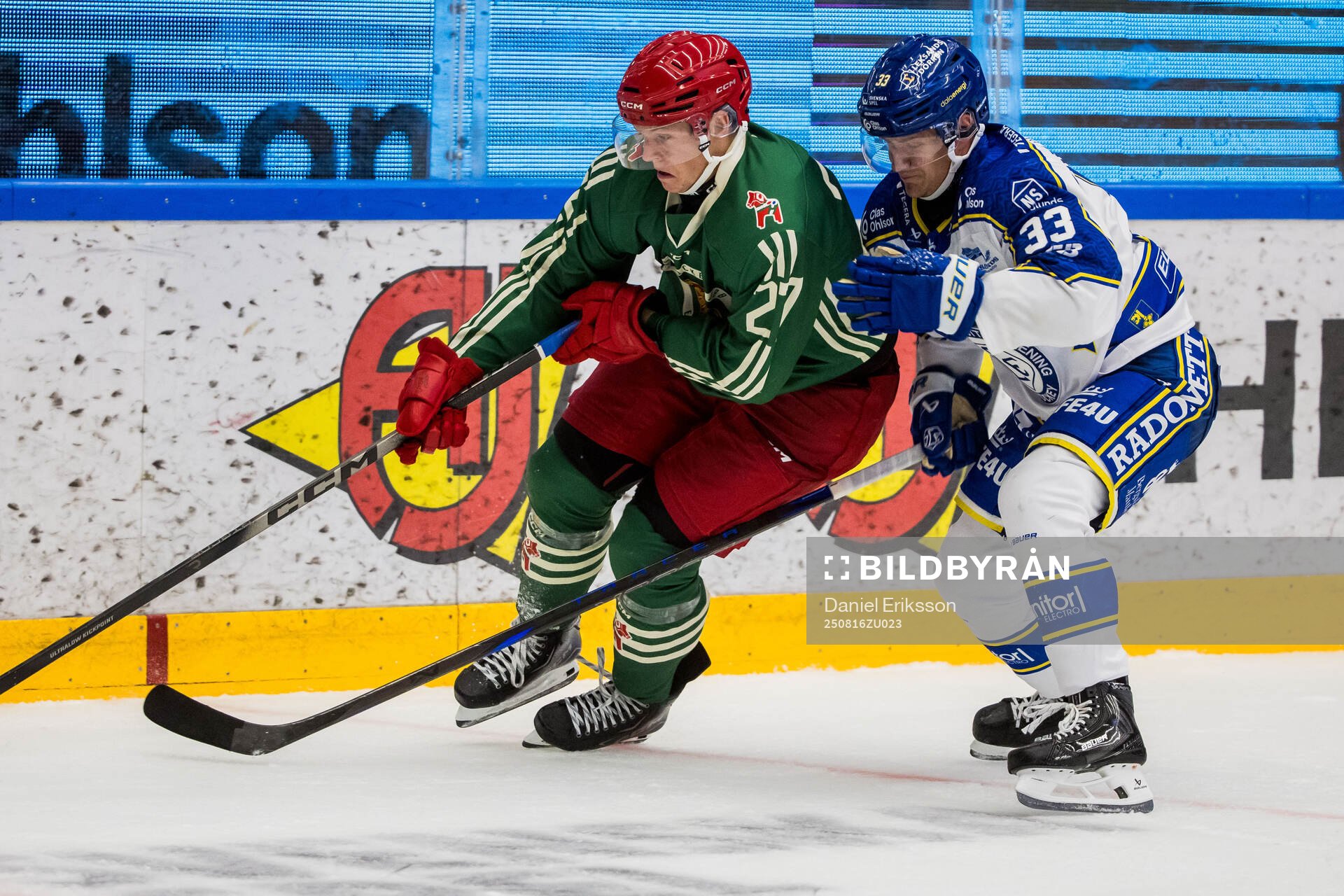 Moras Hampus Larsson och Leksands Olle Strandell