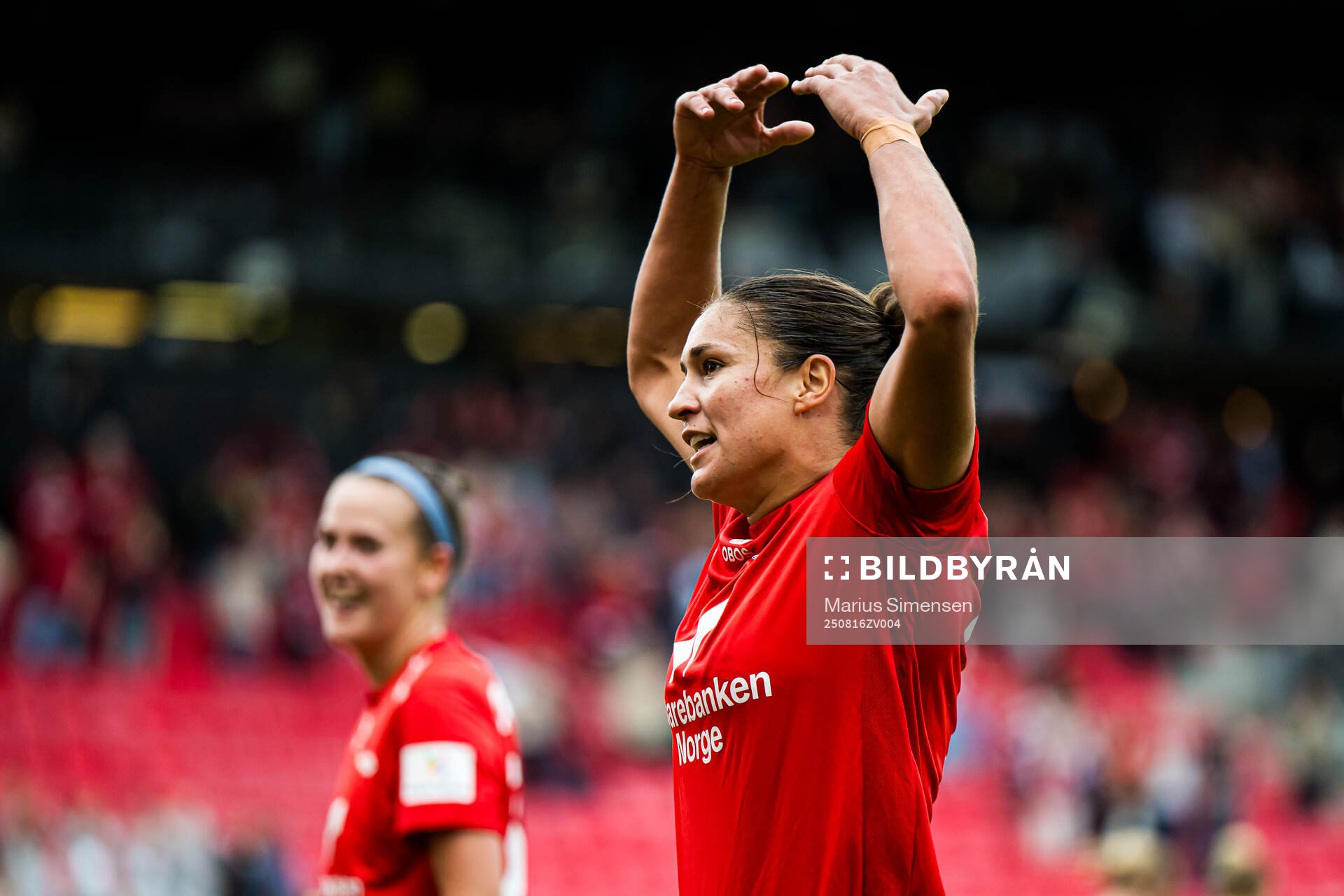 Brenna Marie Lovera of Brann celebrates