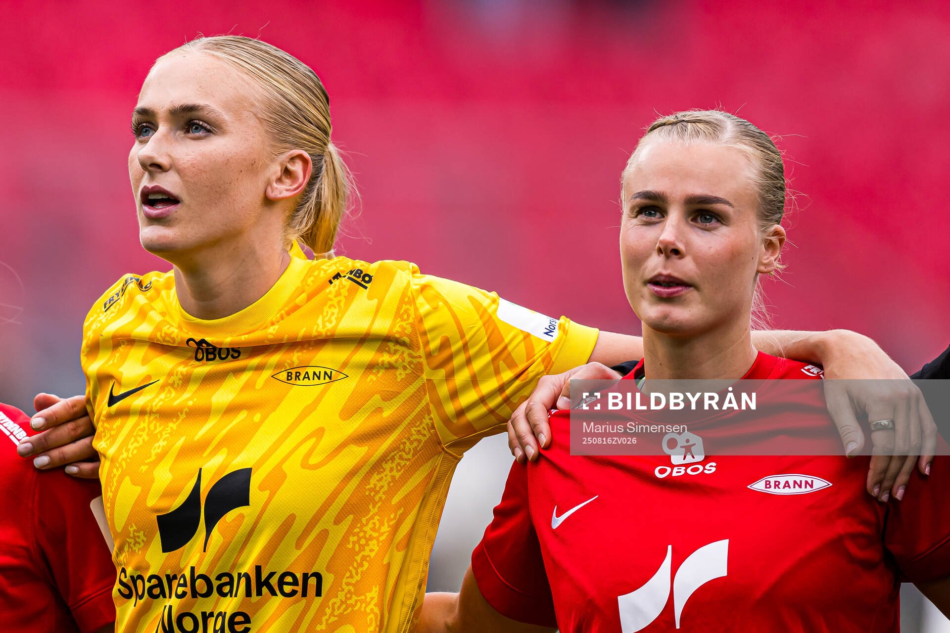 Selma Panengstuen and Nora Lie Eghdami of Brann