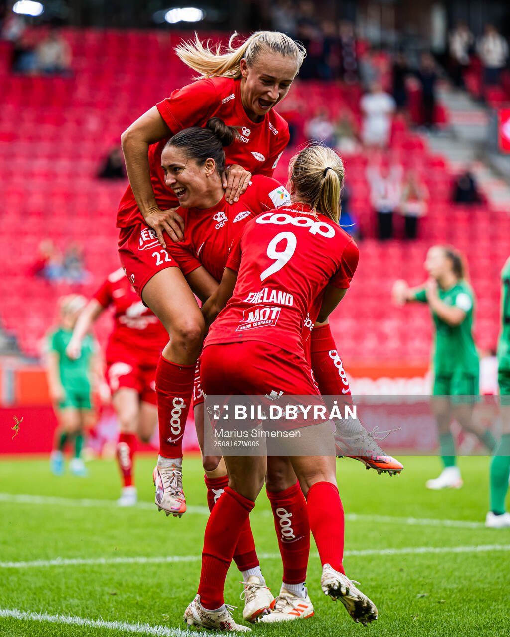 Brenna Marie Lovera of Brann celebrates