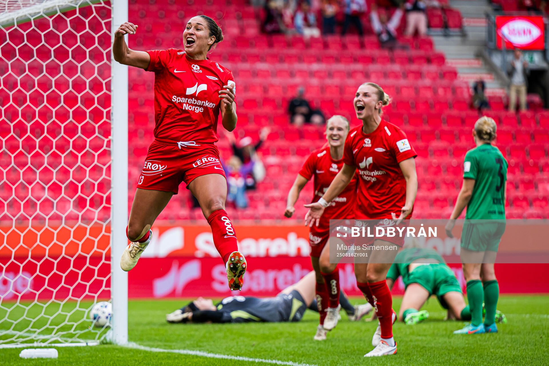 Brenna Marie Lovera of Brann celebrates