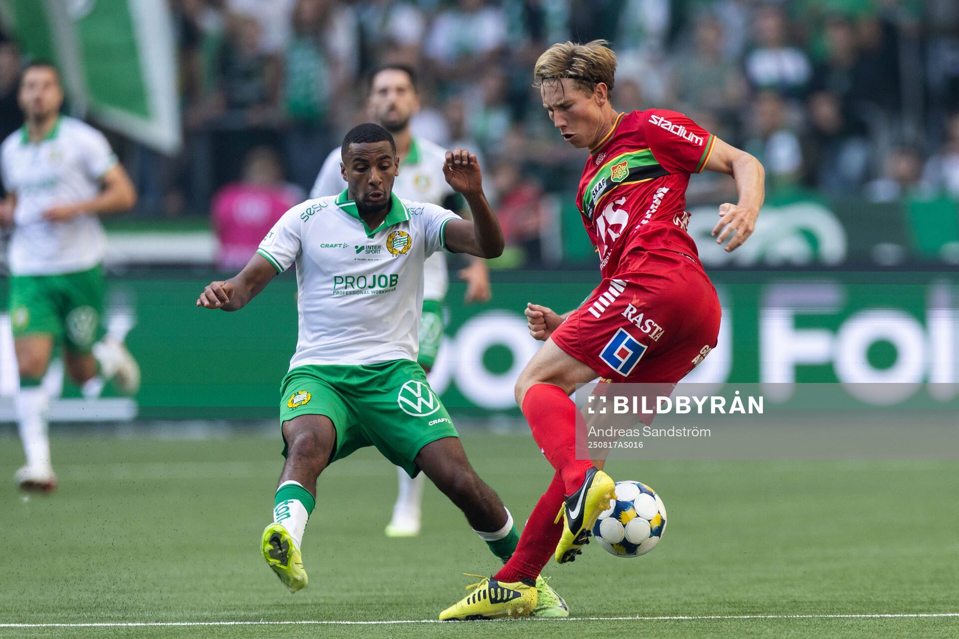 Hammarbys Paulos Abraham och GAIS Robin Frej
