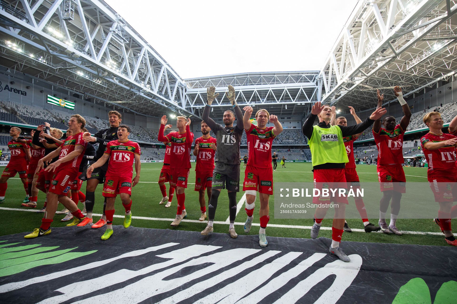 GAIS spelare jublar