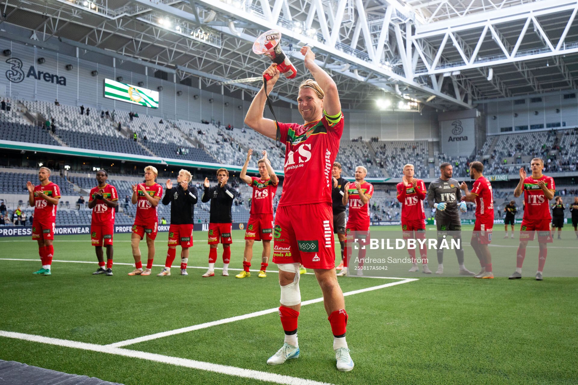 GAIS August Wängberg jublar