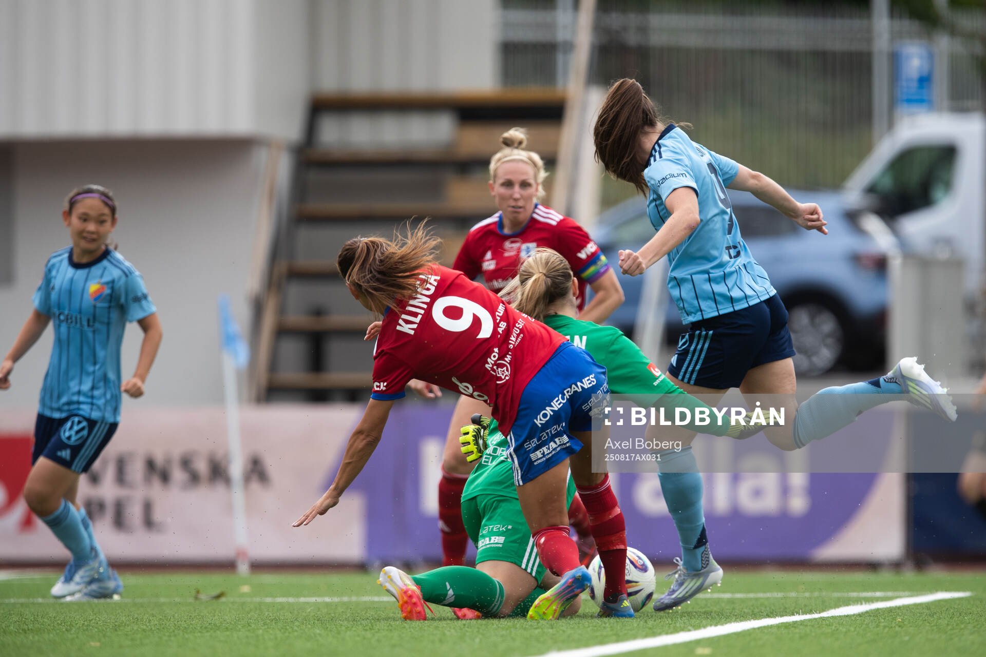 Djurgårdens Pauline Hammarlund gör 1-0