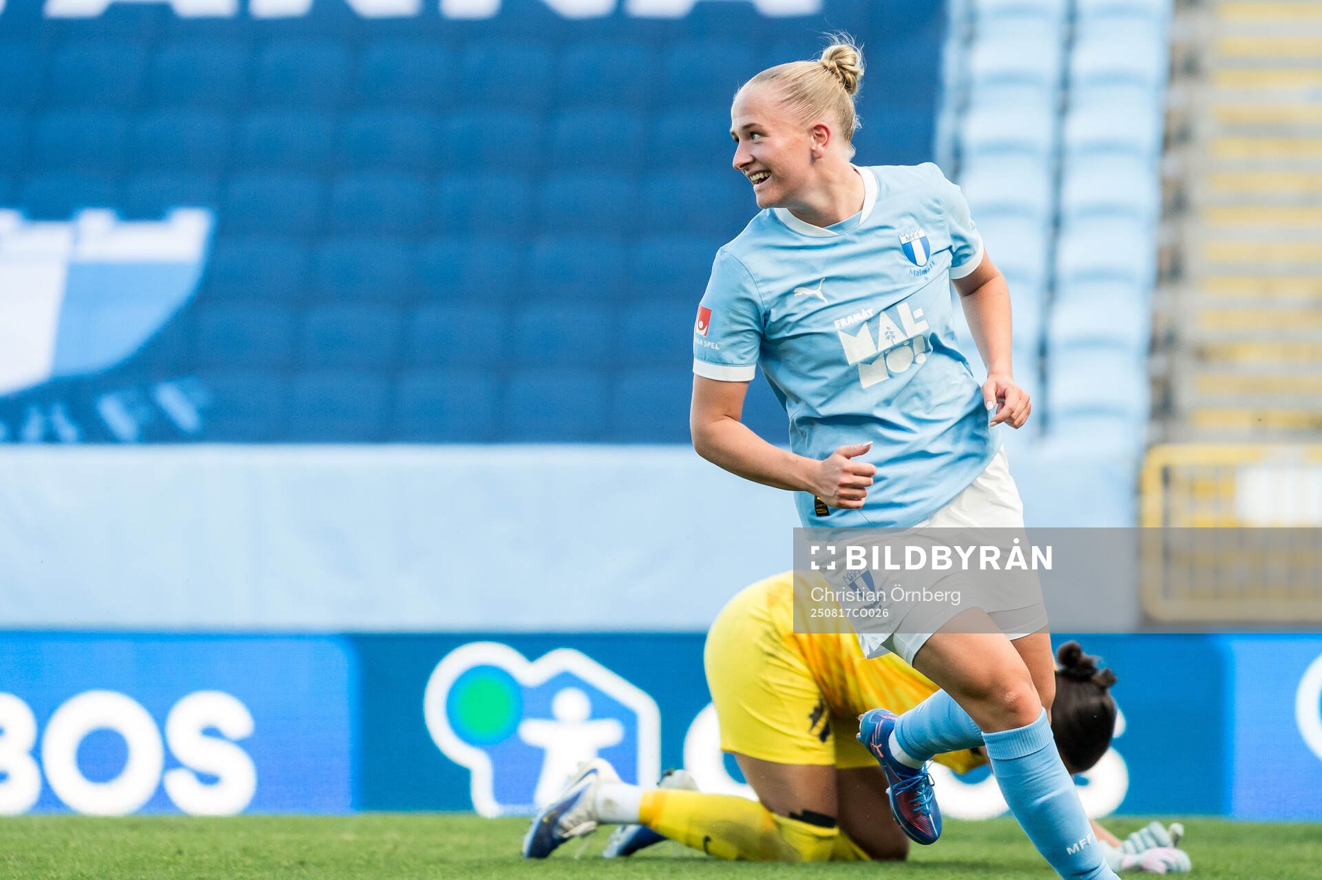 Malmö FFs Tuva Skoog jublar