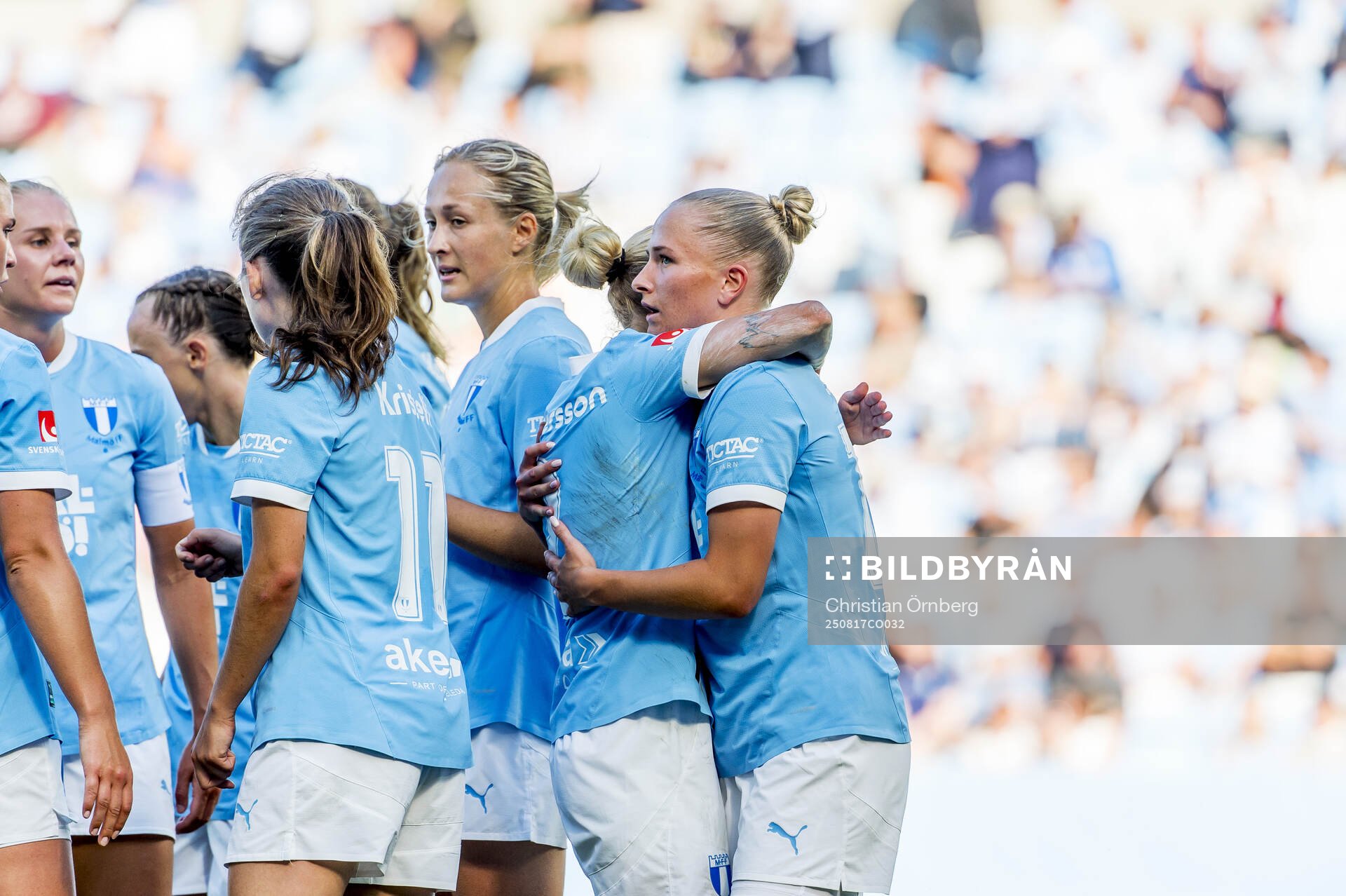 Malmö FFs Tuva Skoog jublar