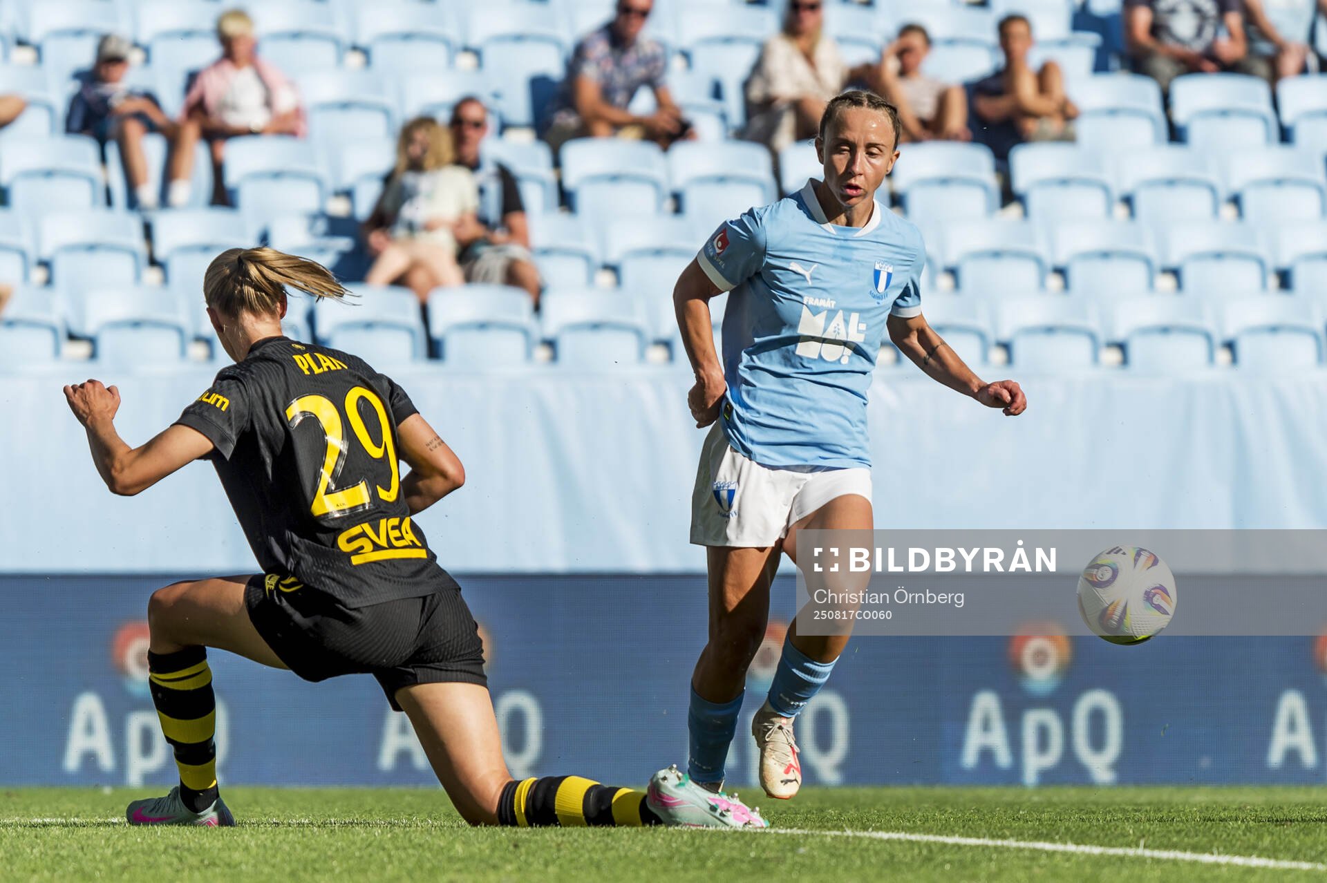 Malmö FFs Miljana Ivanovic mot AIKs Matilda Plan