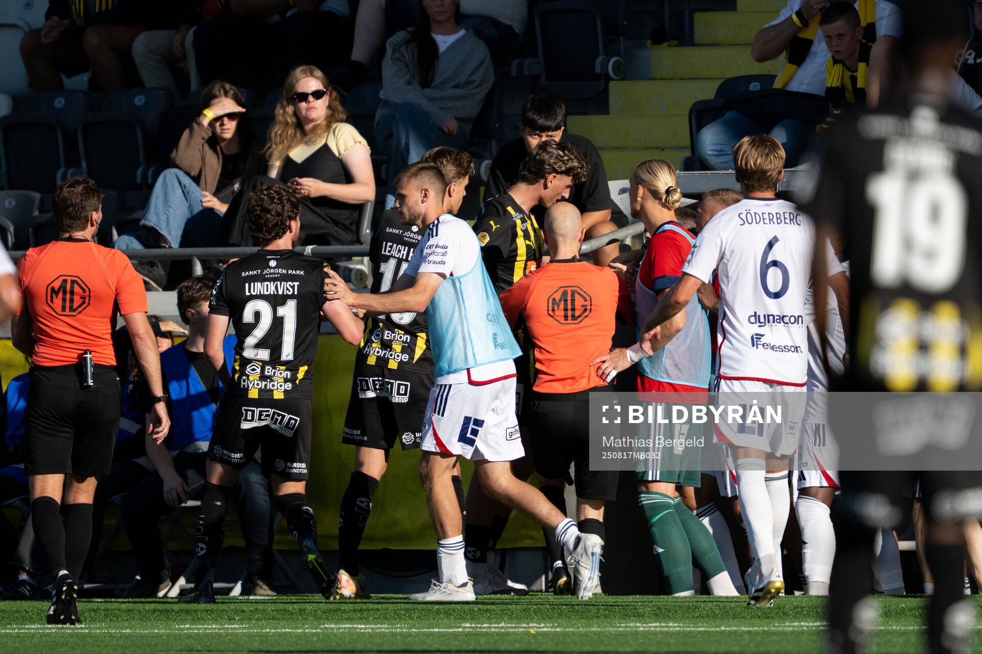Häckens Samuel Leach Holm och Silas Andersen