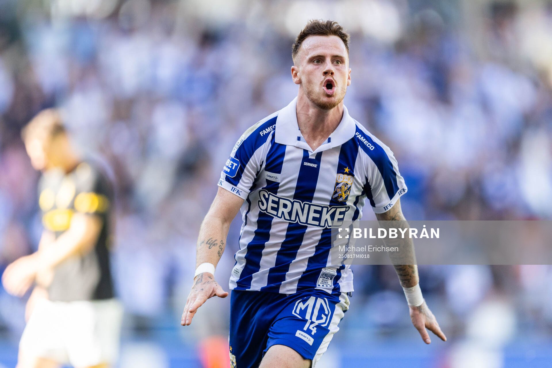 IFK Göteborgs Tobias Heintz jublar