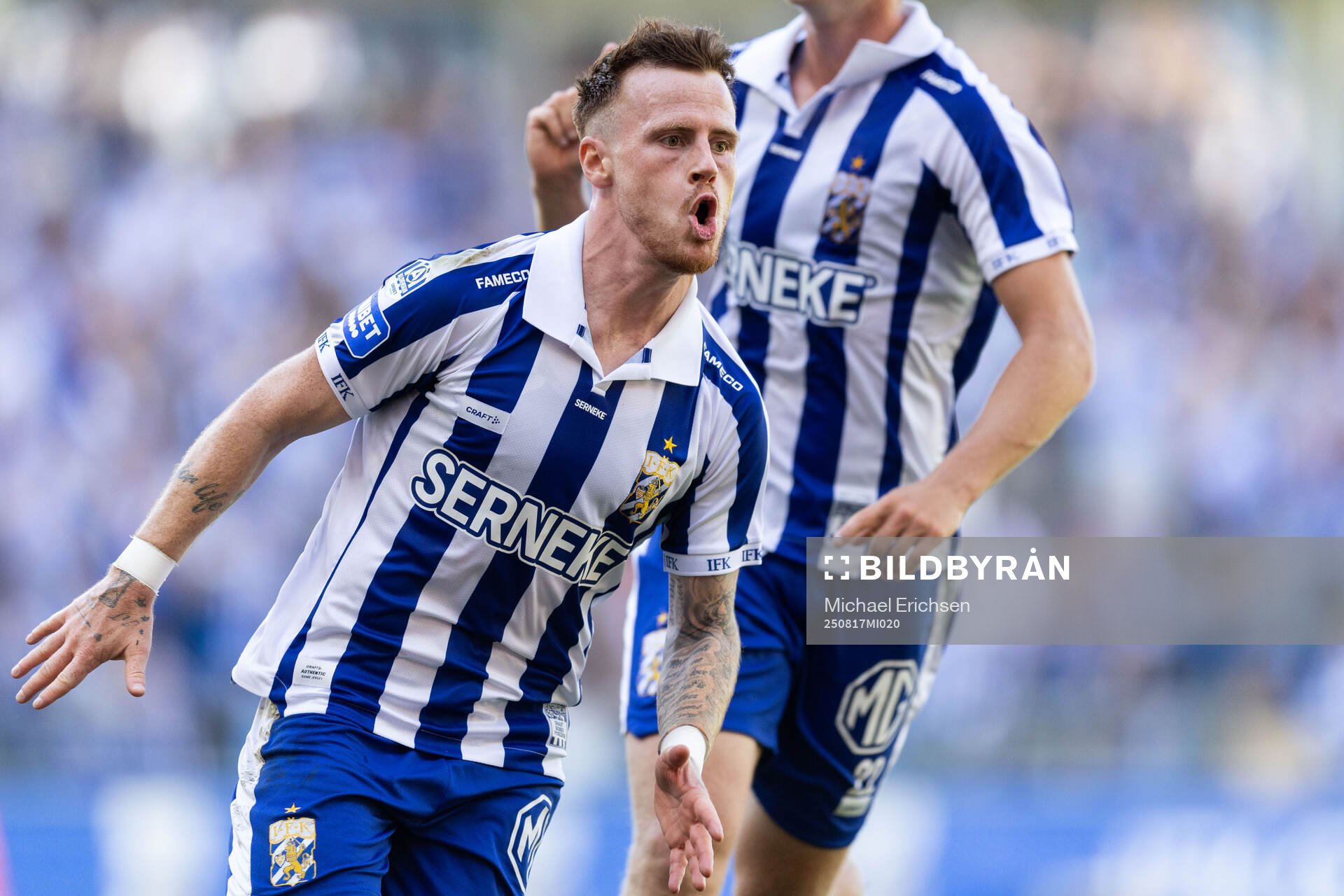 IFK Göteborgs Tobias Heintz jublar