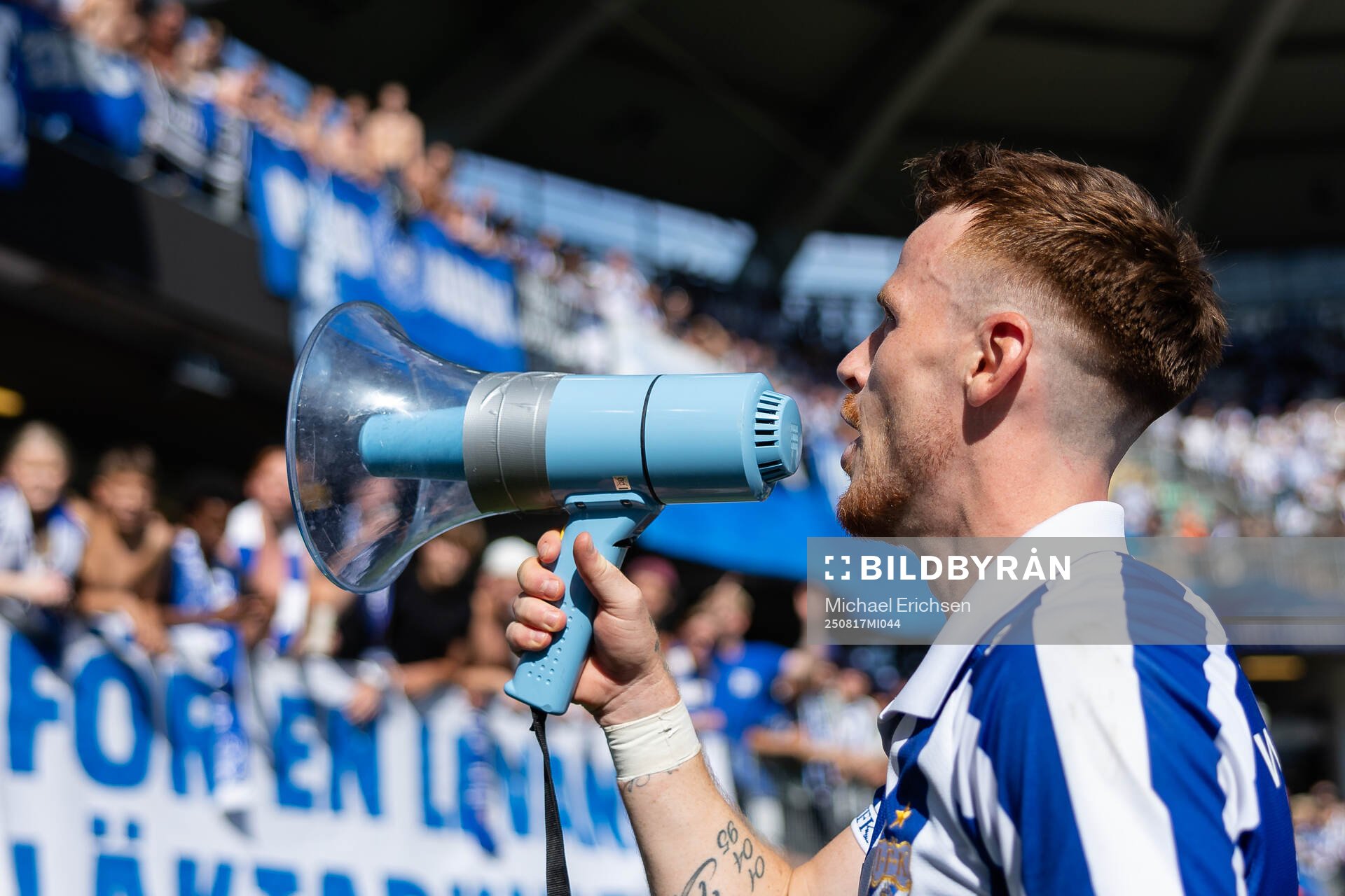 IFK Göteborgs Tobias Heintz jublar och håller i