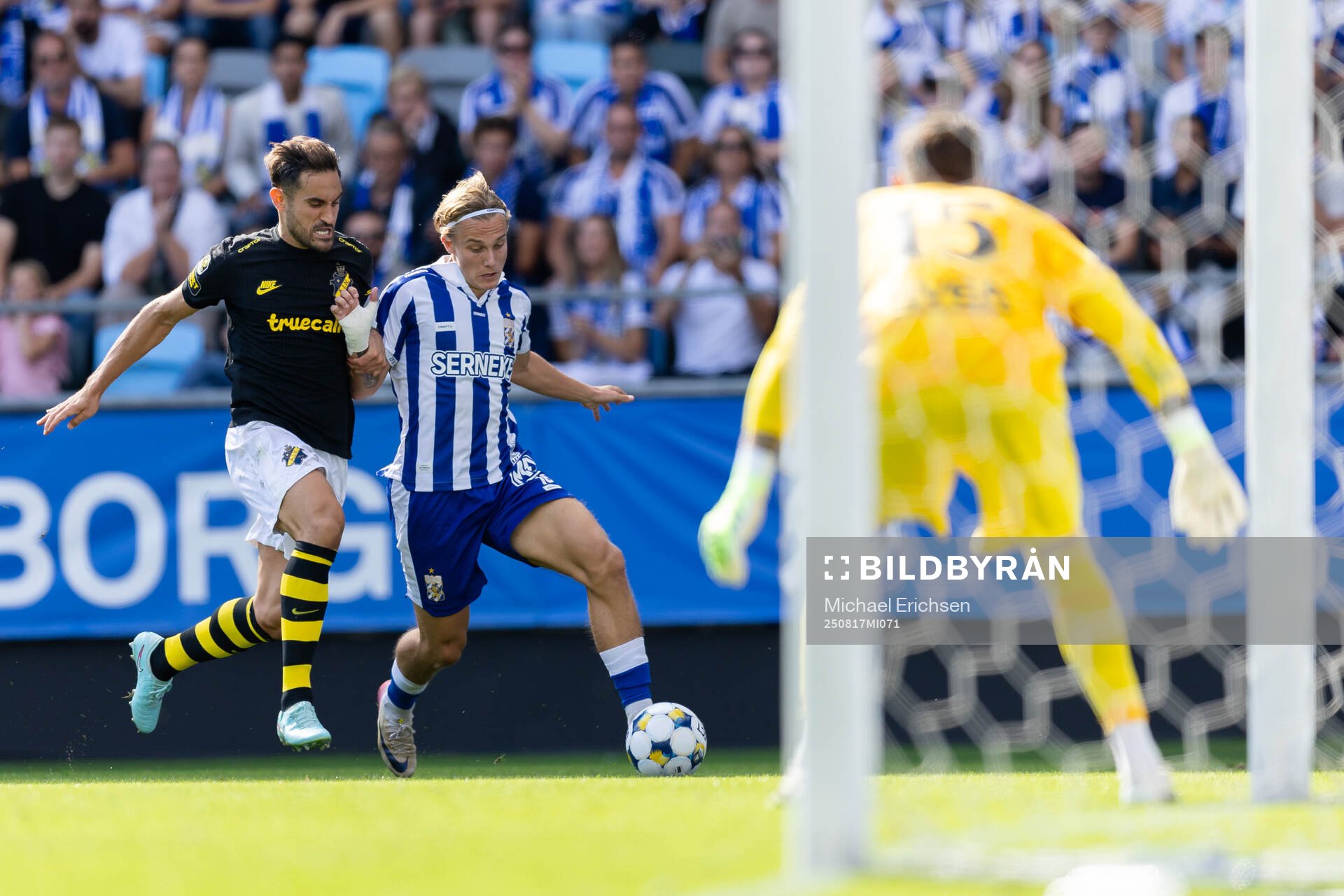 AIKs Sotirios Papagiannopoulos och IFK Göteborgs Linus