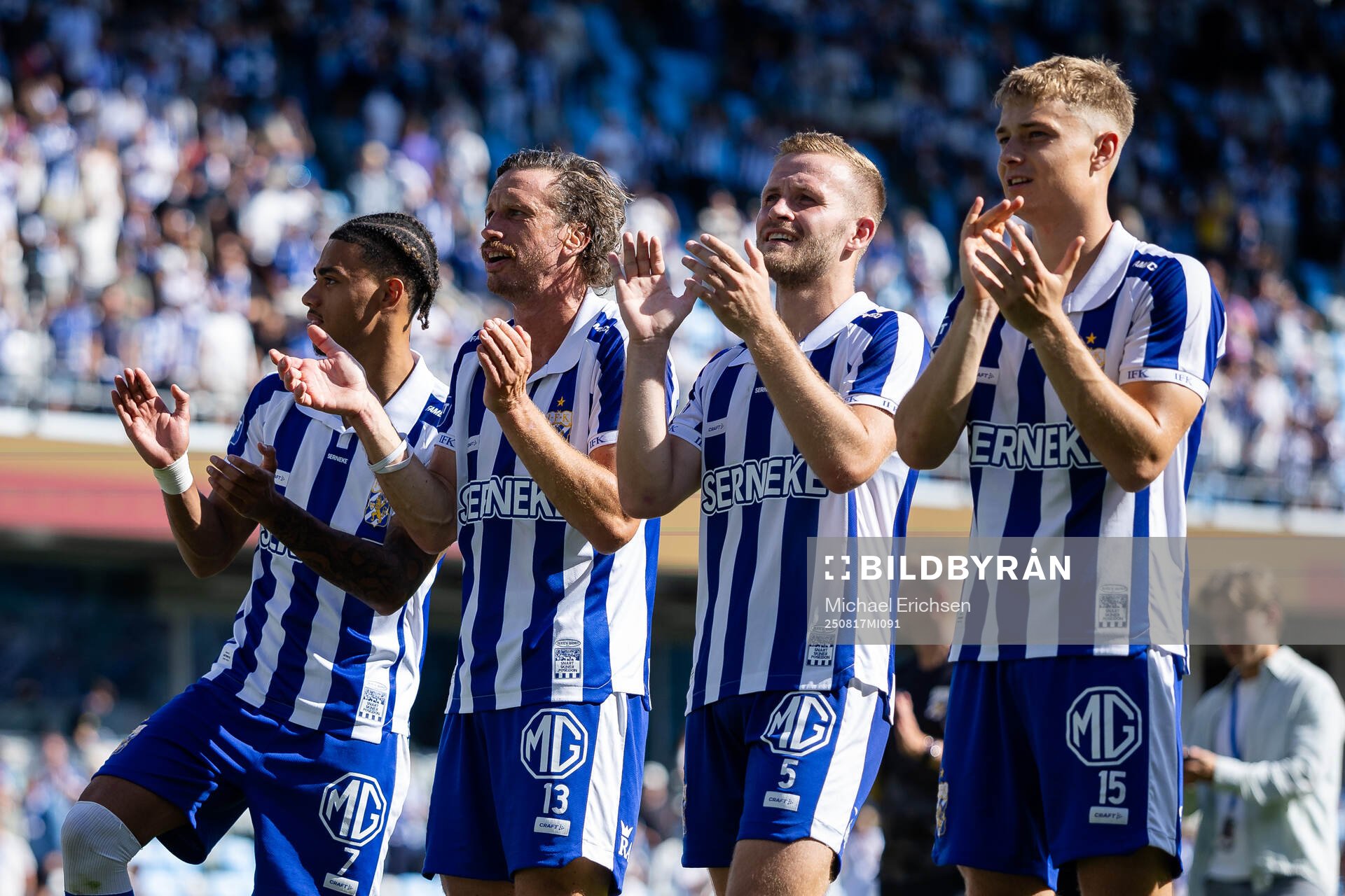 IFK Göteborgs Sebastian Clemmensen, Gustav Svensson, Jonas