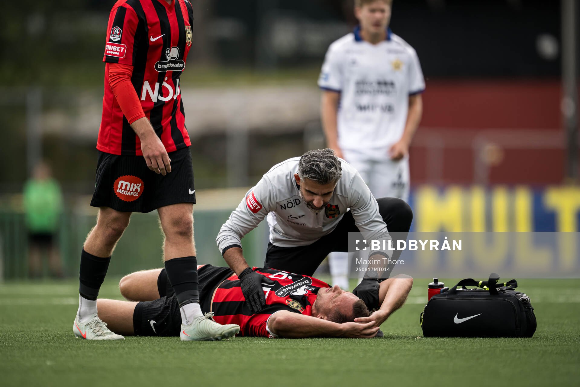 Brommapojkarnas Even Hovland får vård