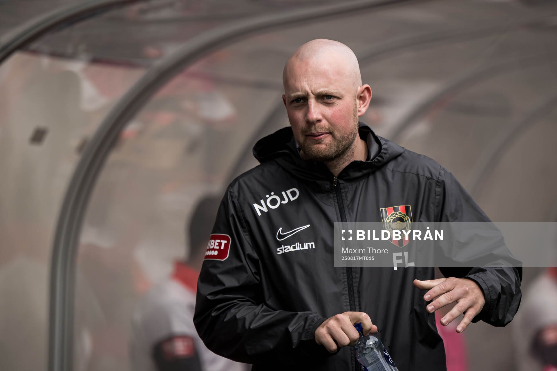 Brommapojkarna och huvudtränare Fredrik Landén