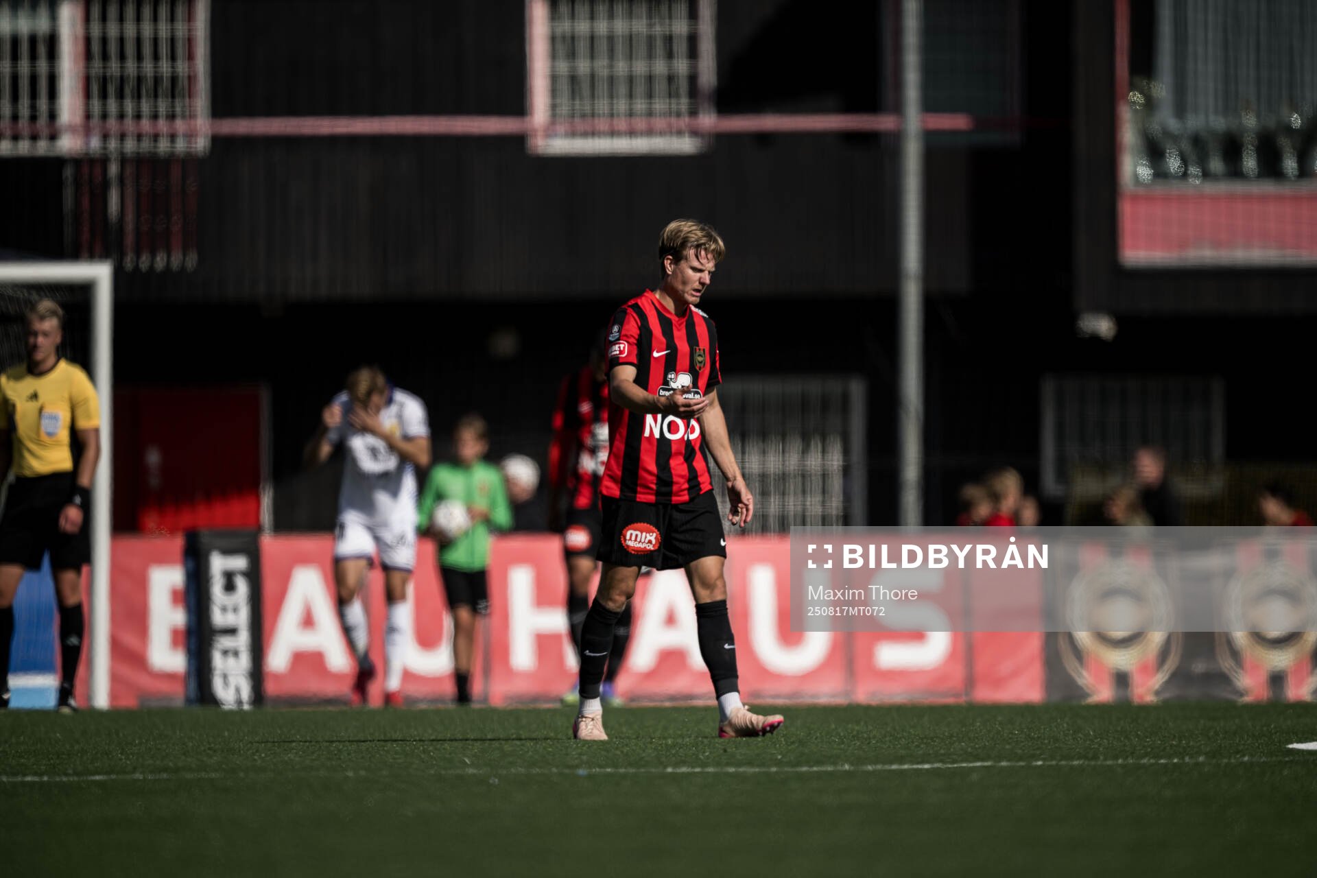 Brommapojkarnas Eric Björkander deppar