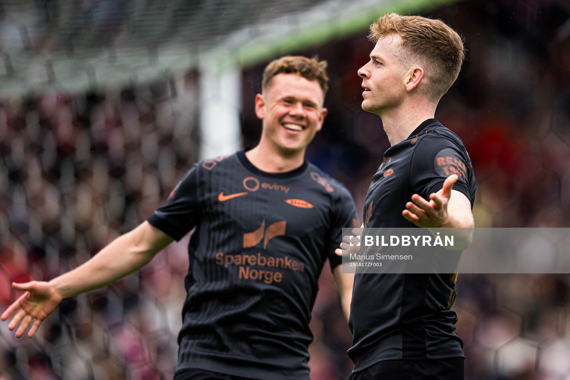 Sævar Atli Magnusson of Brann celebrates